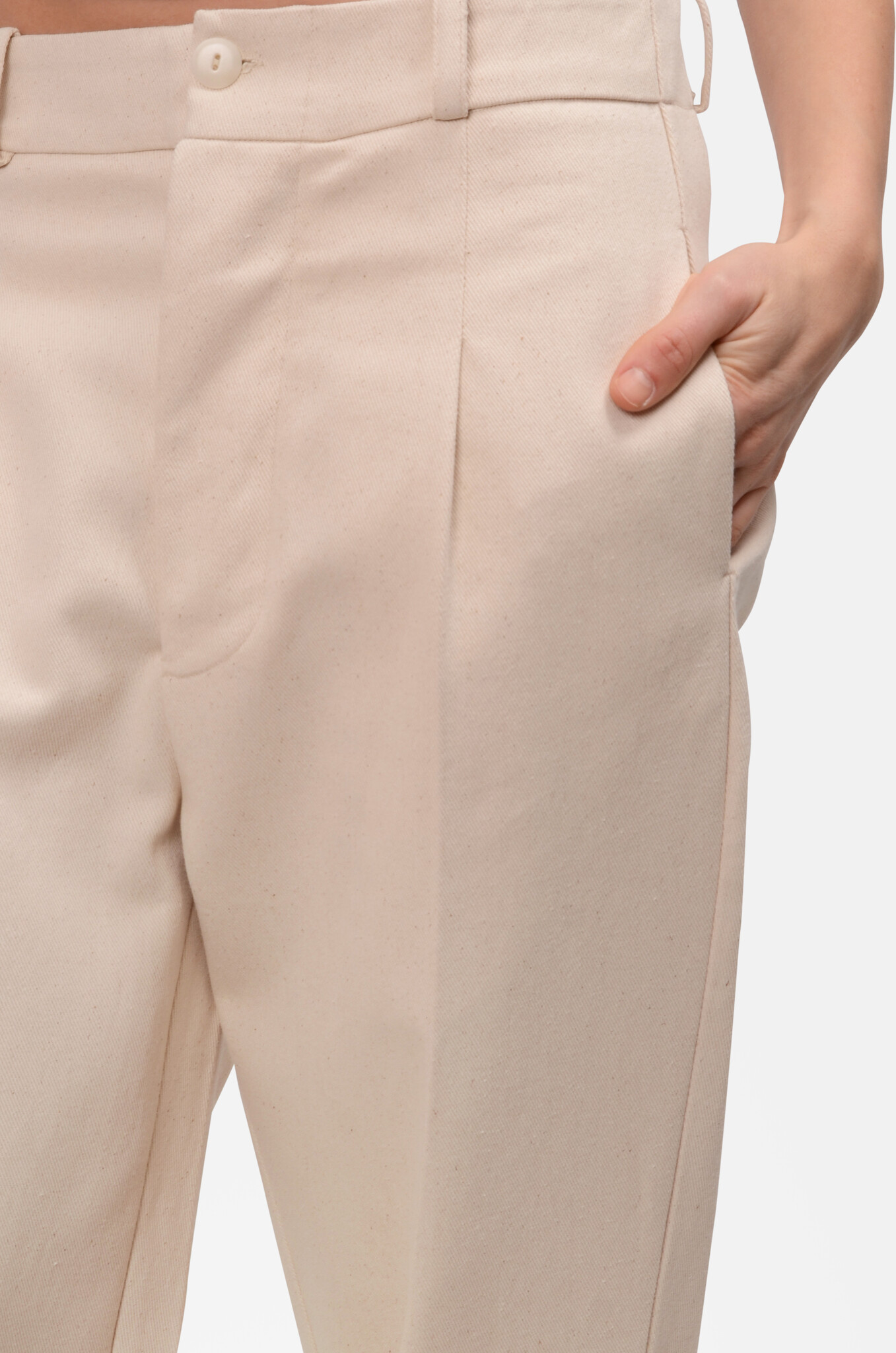 Jeff Pants in Natural Cotton-5