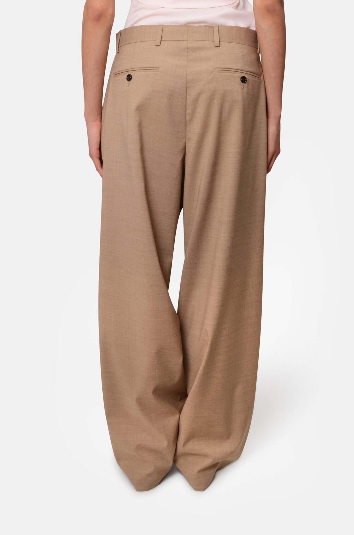 Wide Pleated Trousers-4