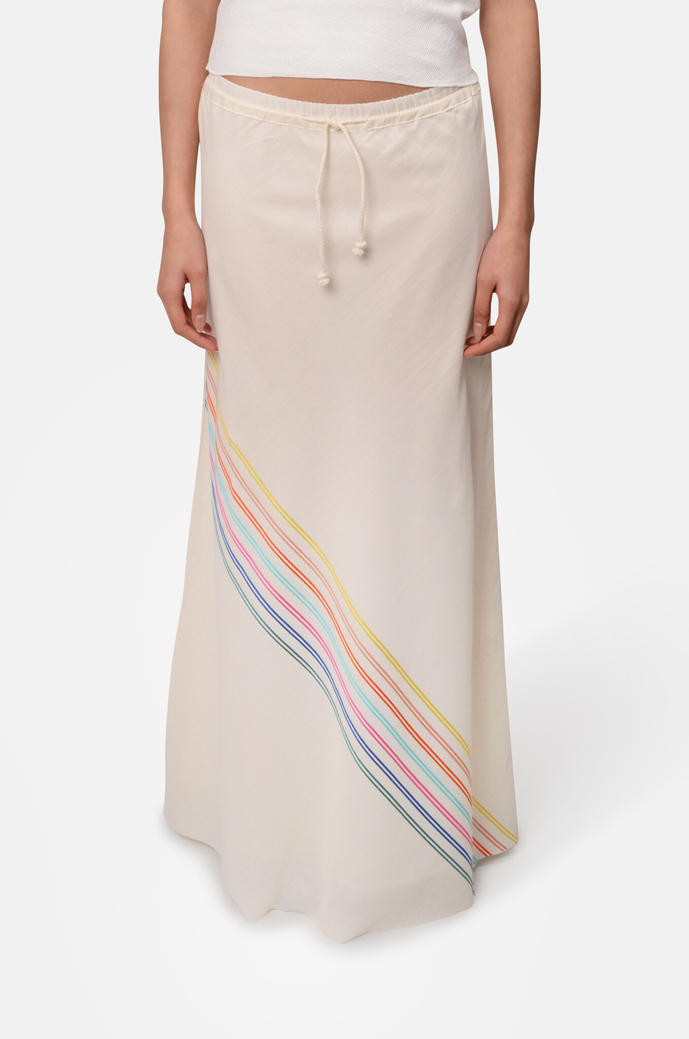 Praïa Skirt in Multicolour Rainbow-1