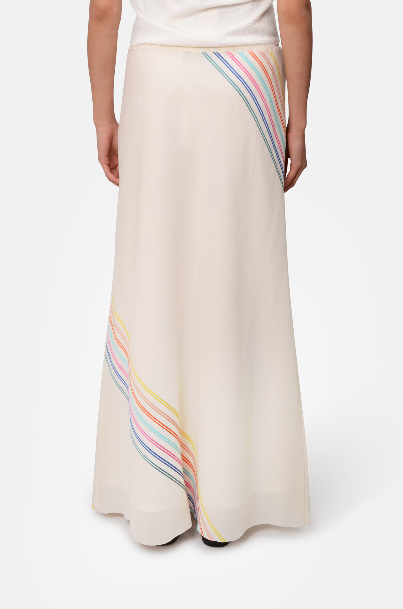 Praïa Skirt in Multicolour Rainbow-3