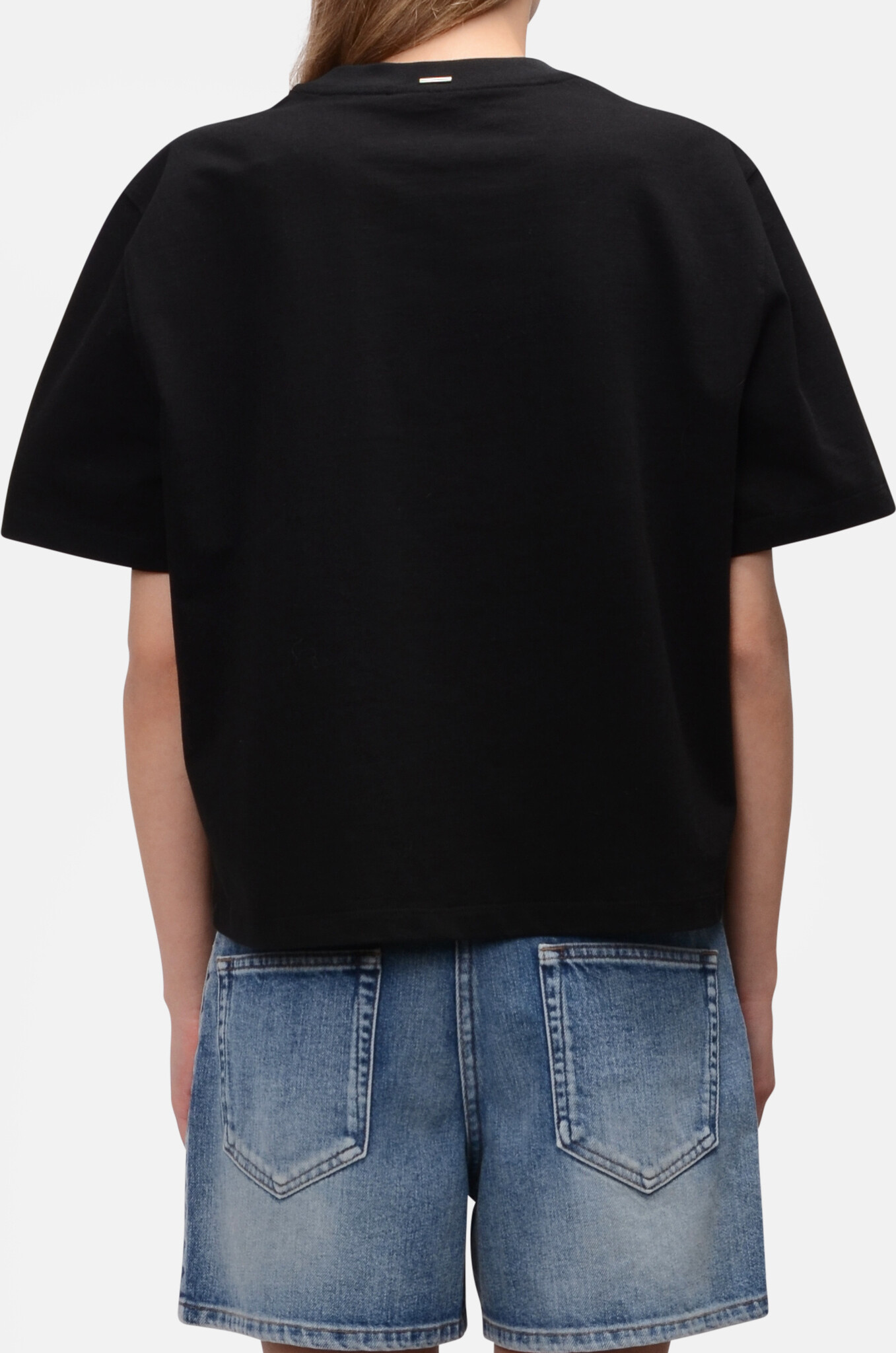 Printed T-shirt in Black-4