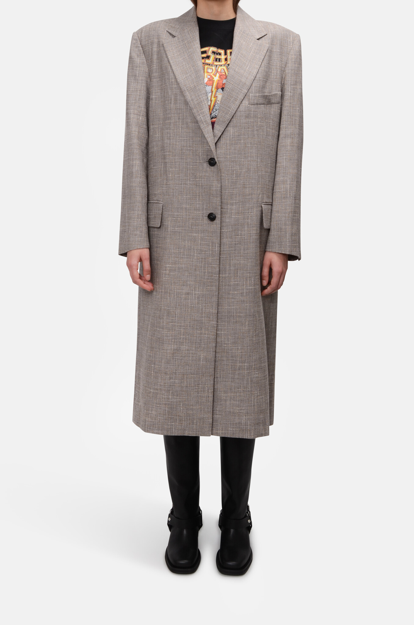 Oversized Linen Coat-1