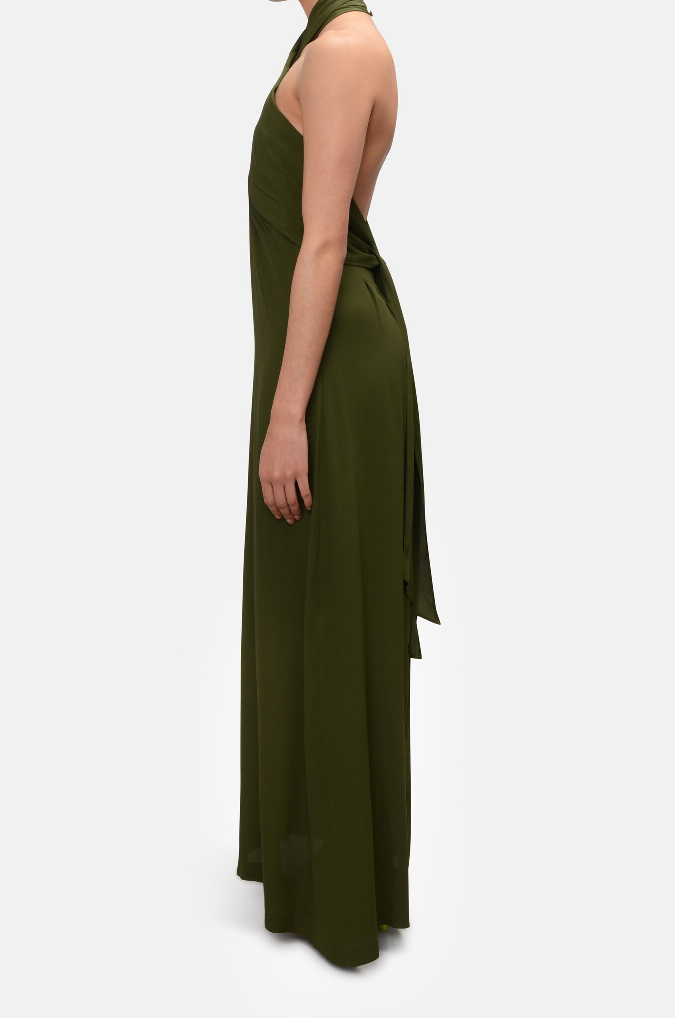 Halterneck Maxi Dress-3