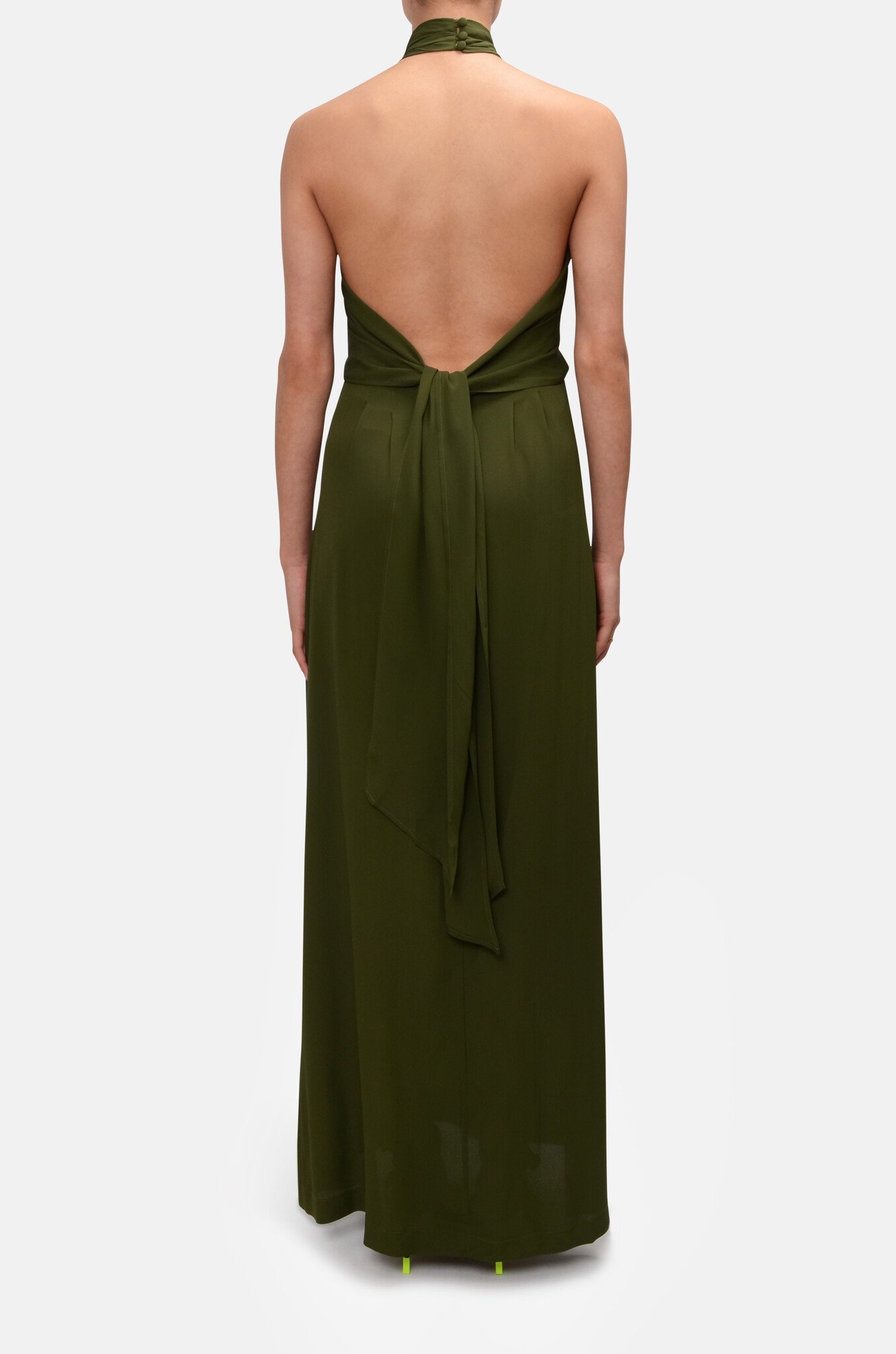 Halterneck Maxi Dress-4