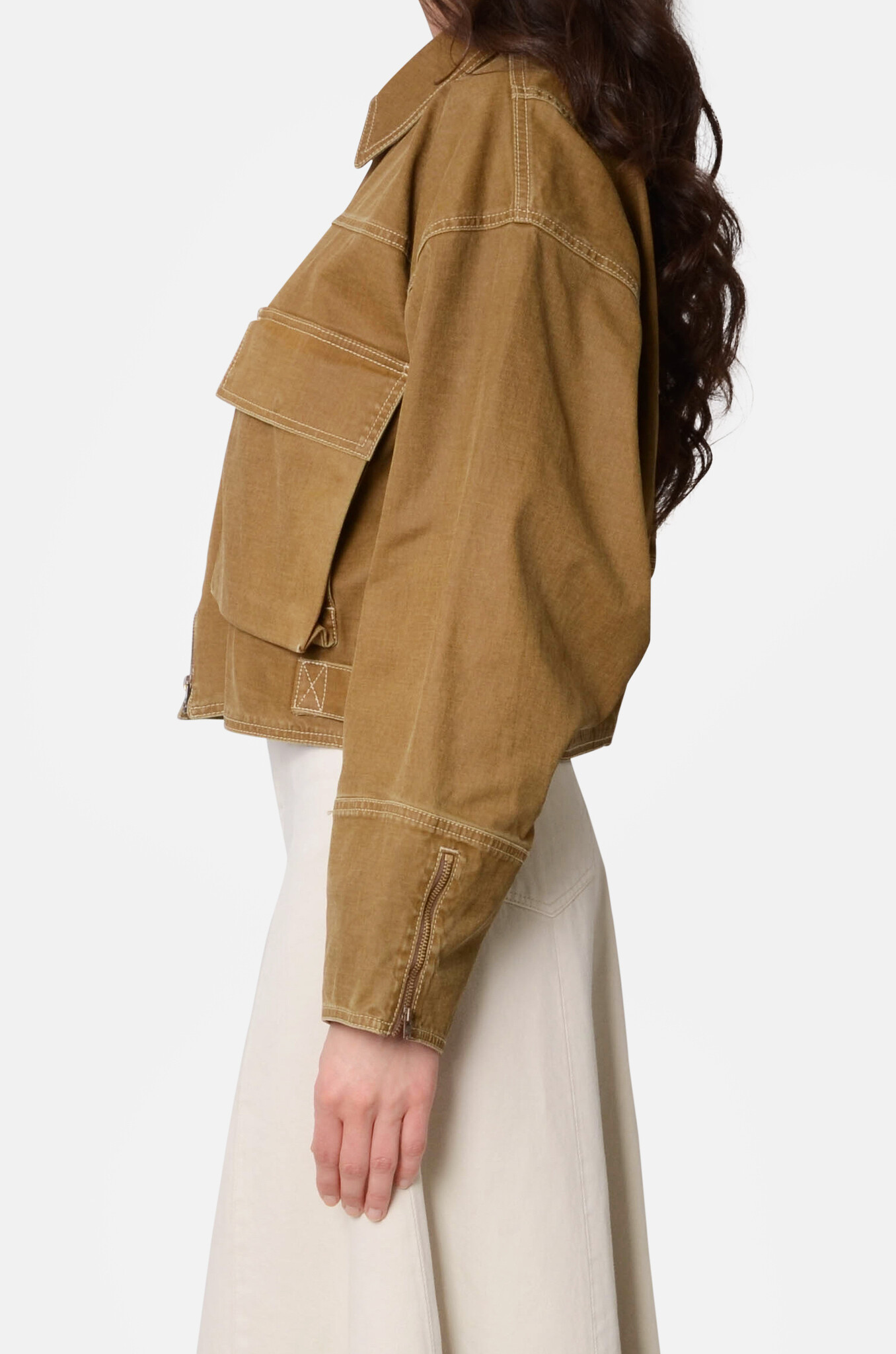 Mackfly Jacket in Camel-4