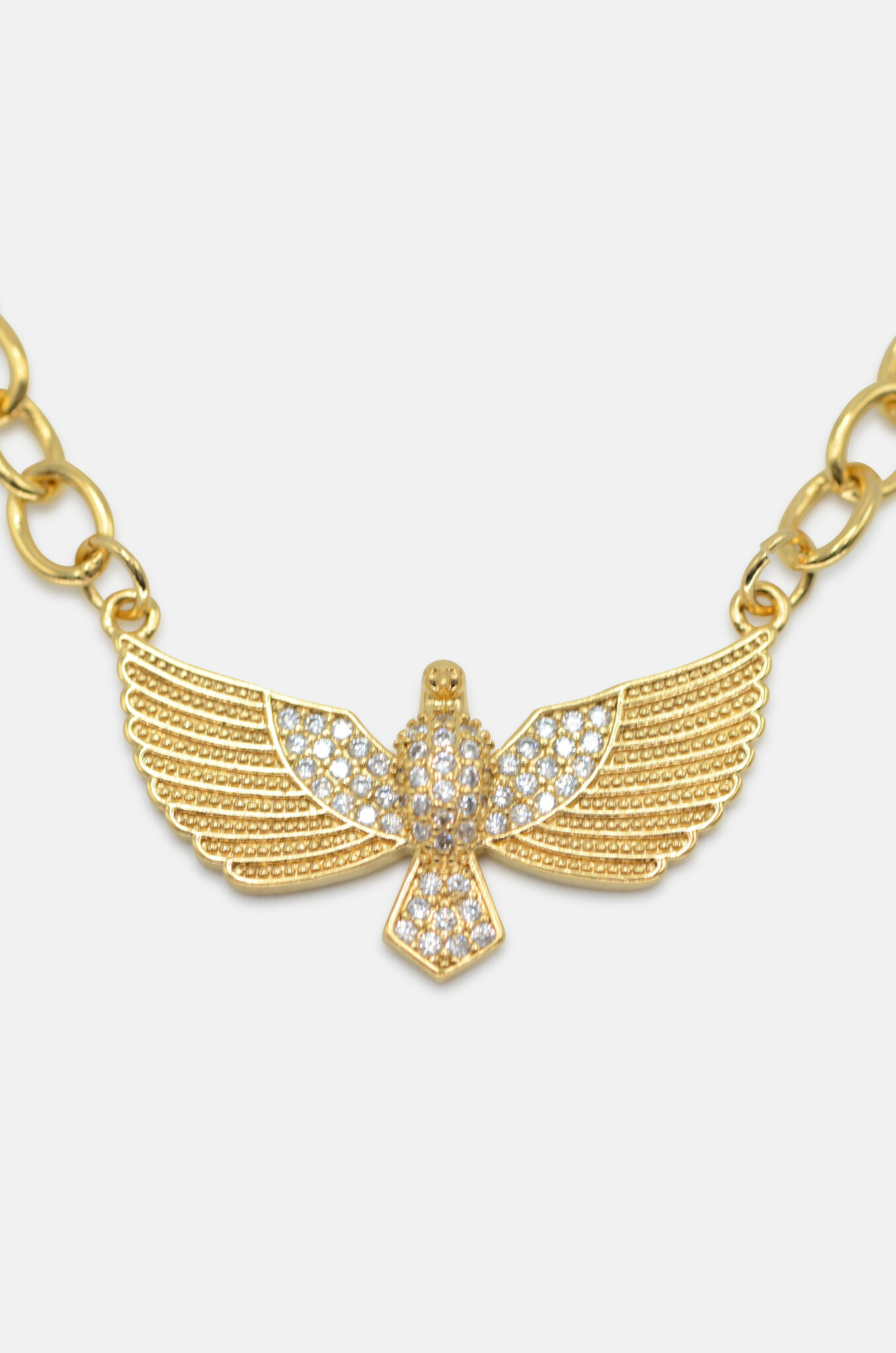 Crystal Eagle Necklace-3