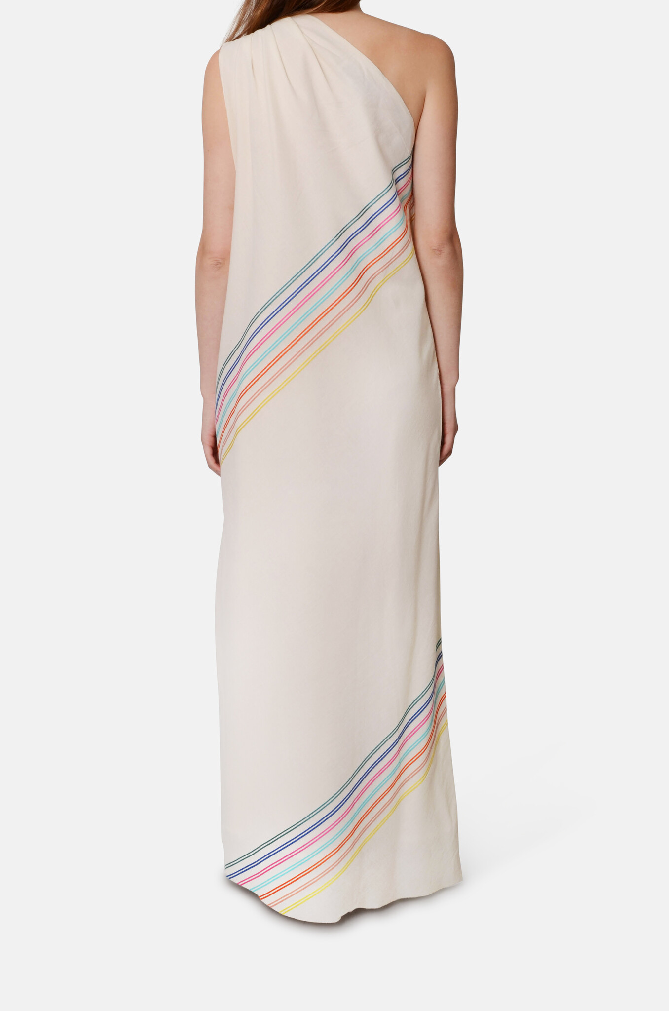 Julie Dress in Multicolour Rainbow-4