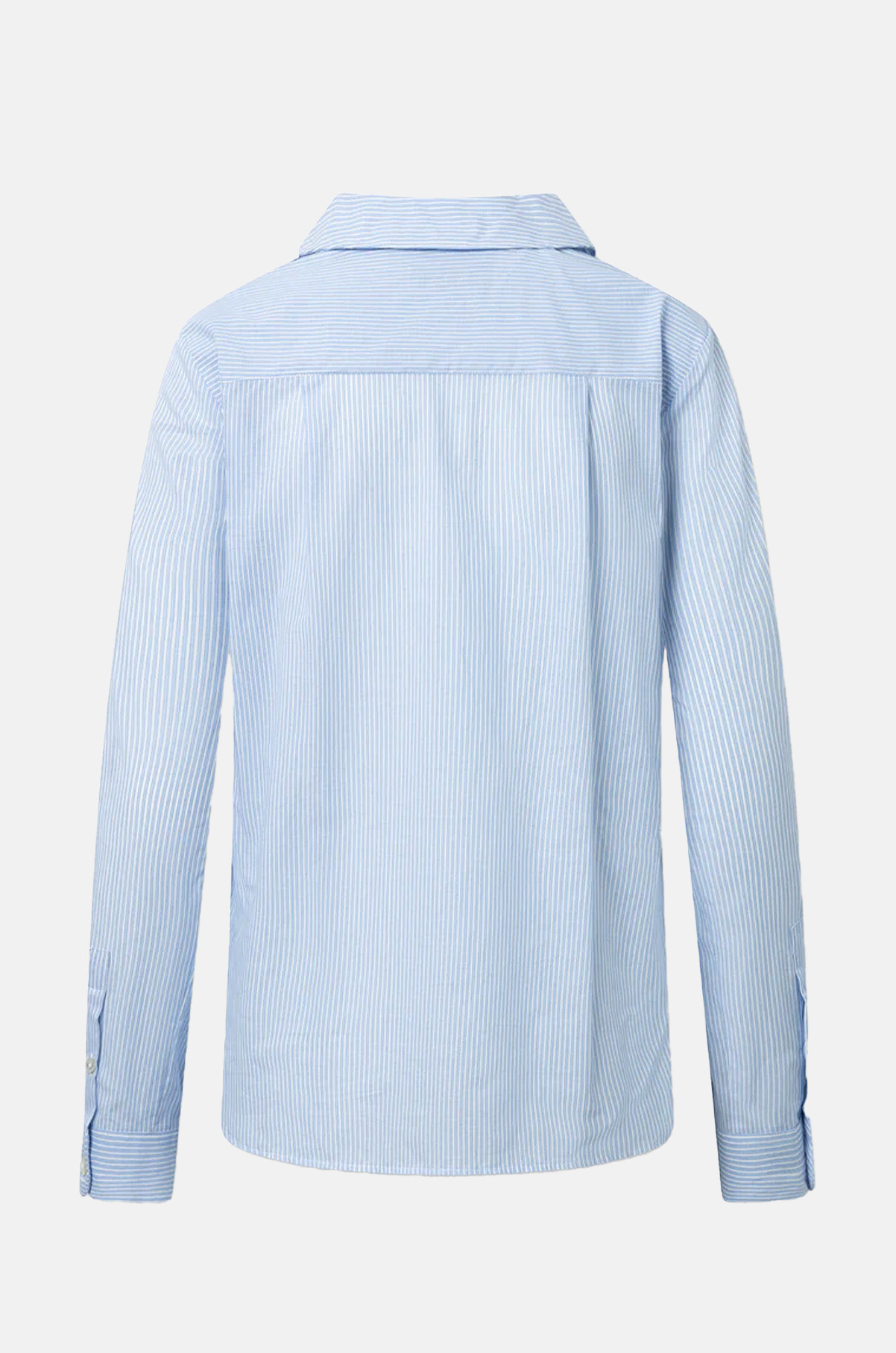 Sue Shirt in Small Blue Stripe-6