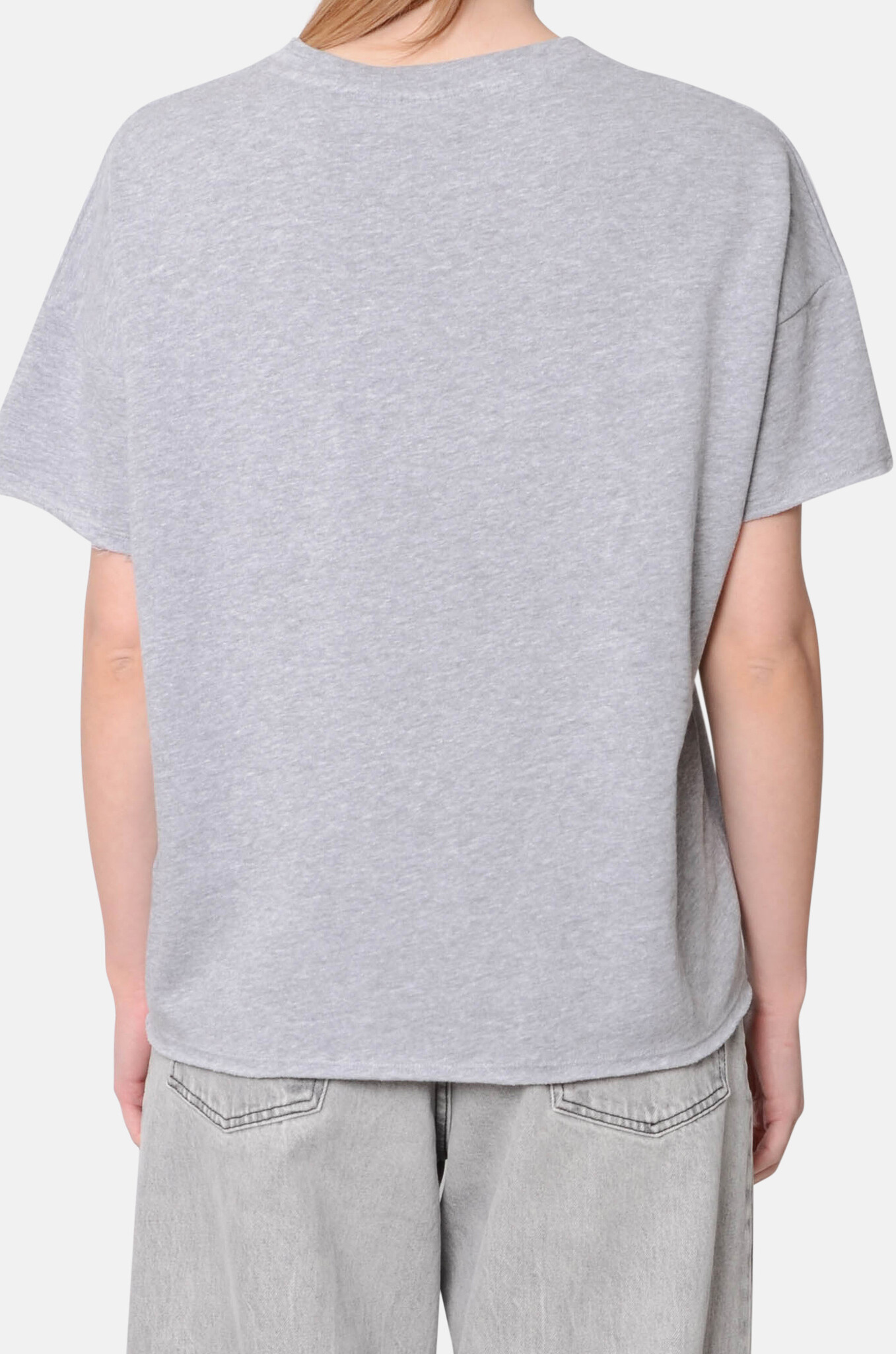 Margot T-shirt in Grey Melange-3