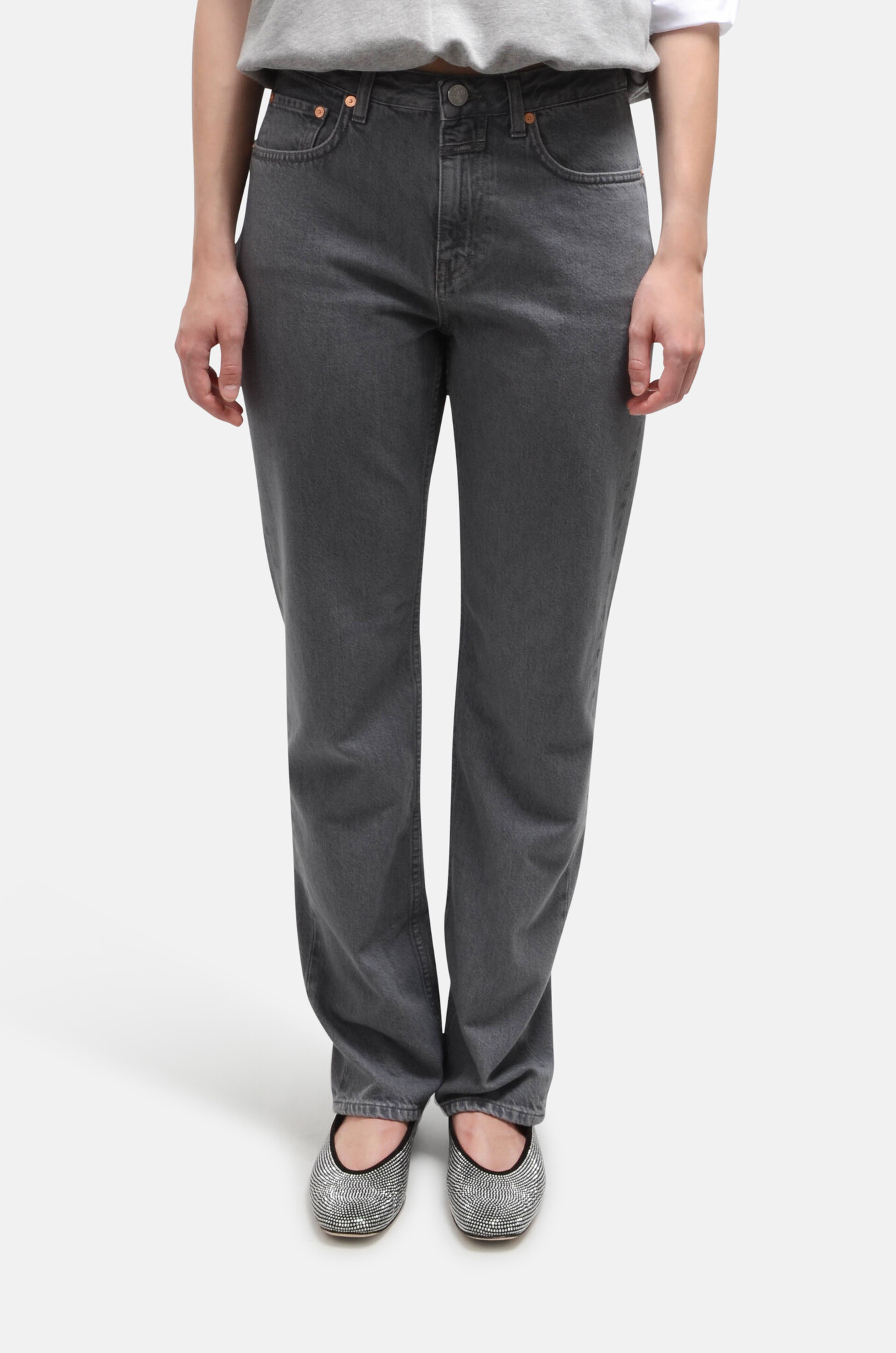 Roan Slim Jeans in Mid Grey-1