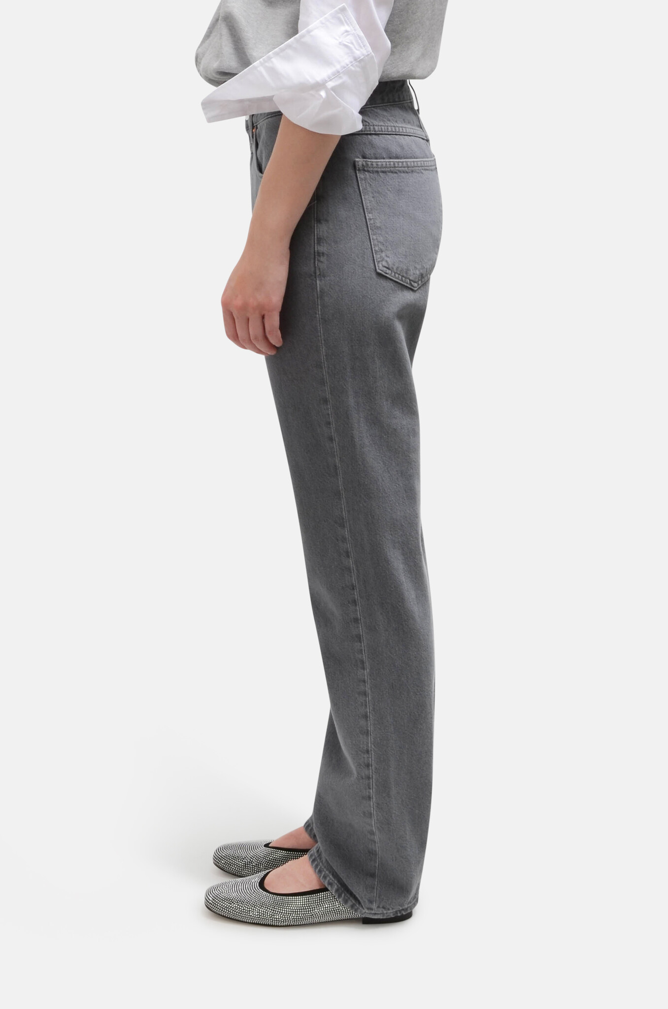 Roan Slim Jeans in Mid Grey-3