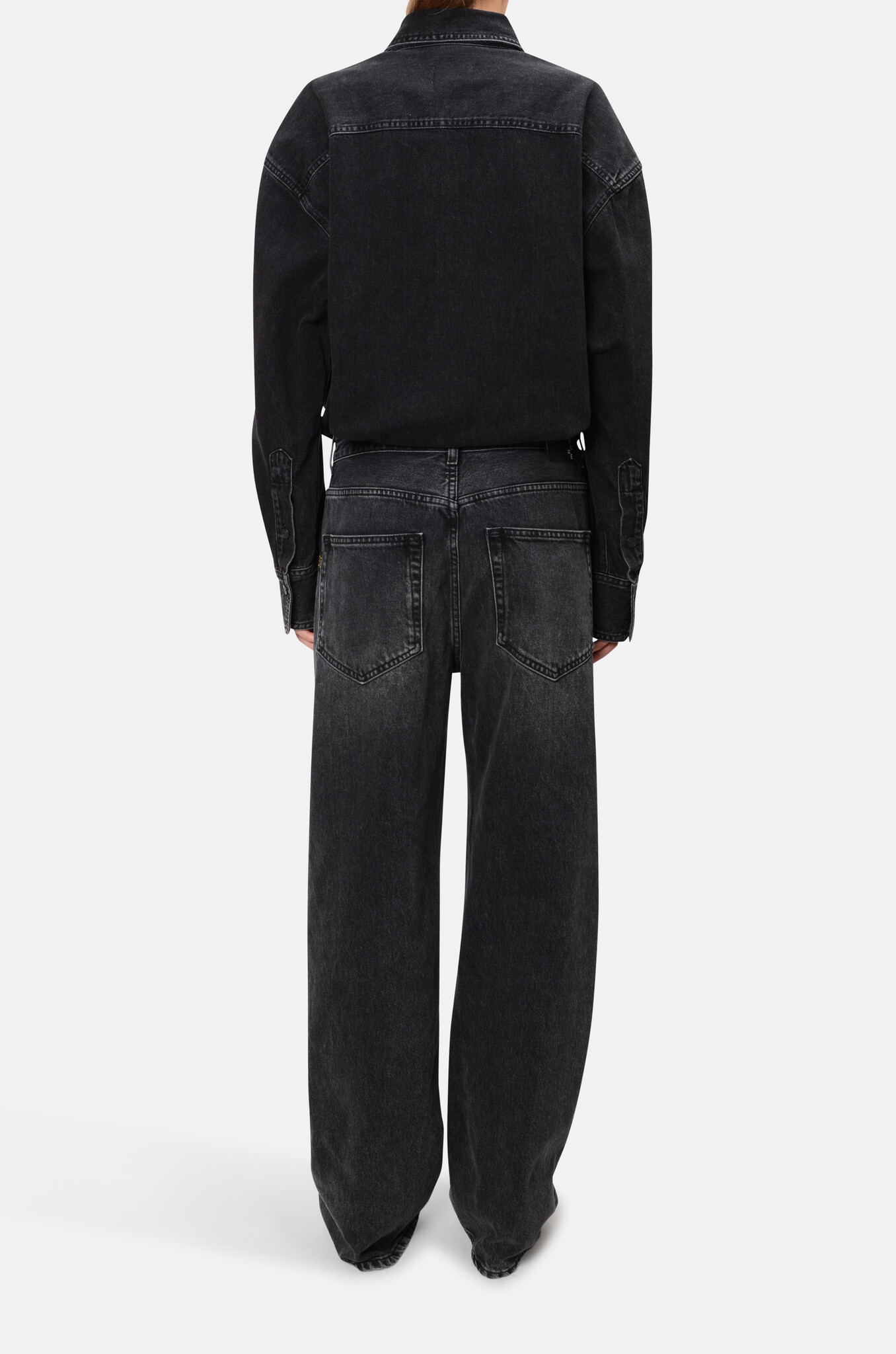 Tessie Jumpsuit in Medium Black-4