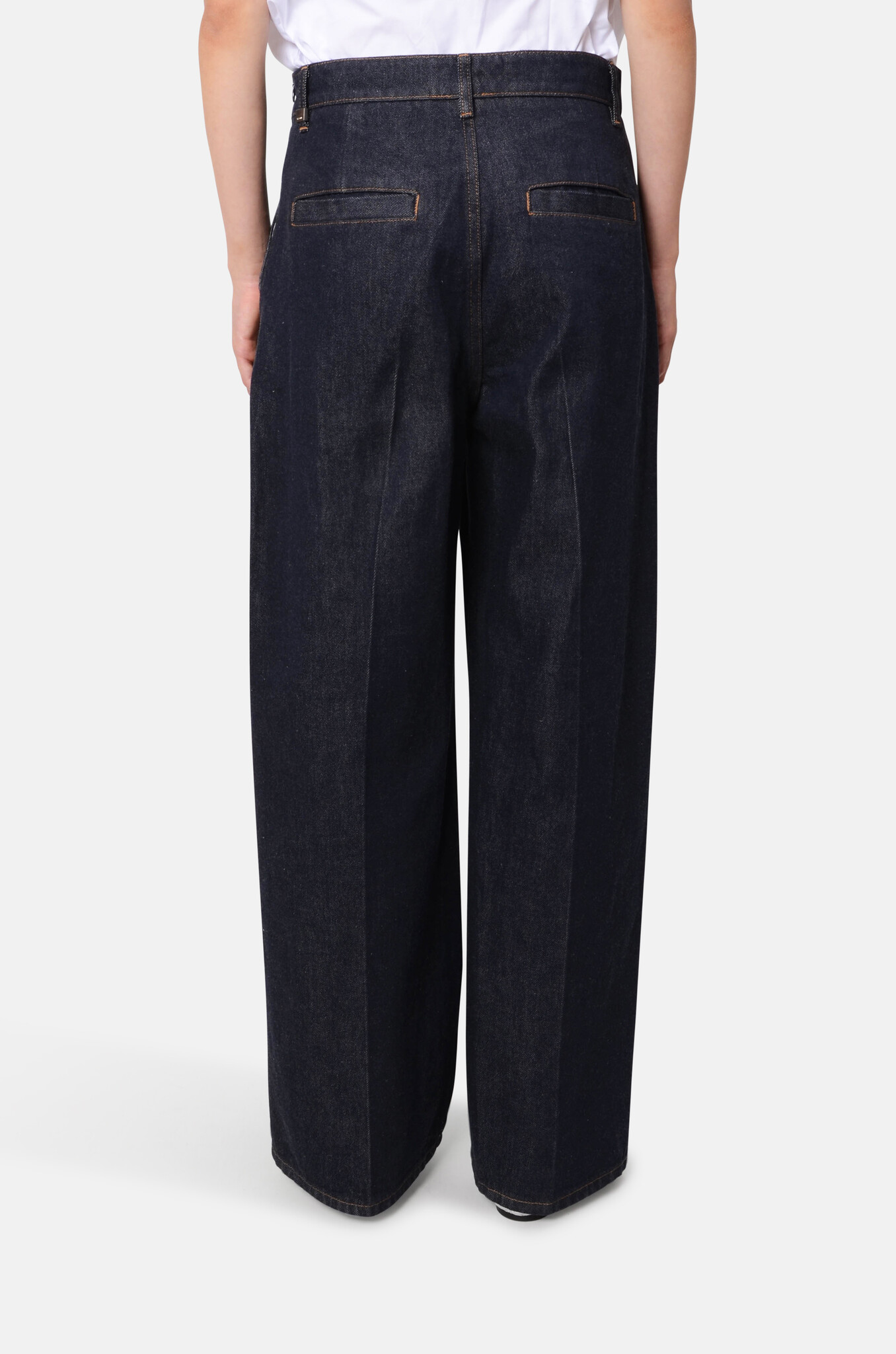 Sailor Denim Pants in Dark Navy-3