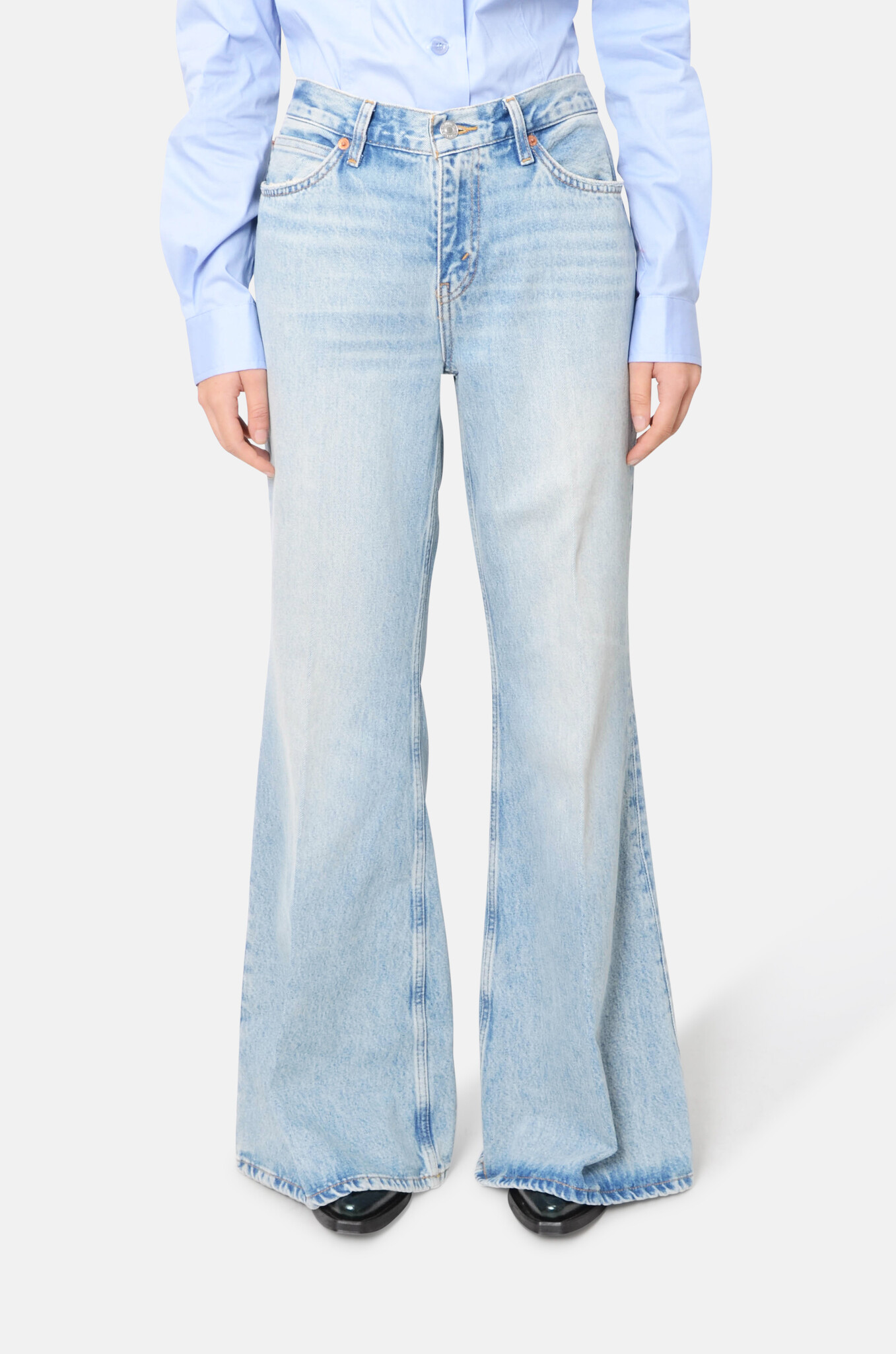 Baggy Flare in Ojai Indigo-1