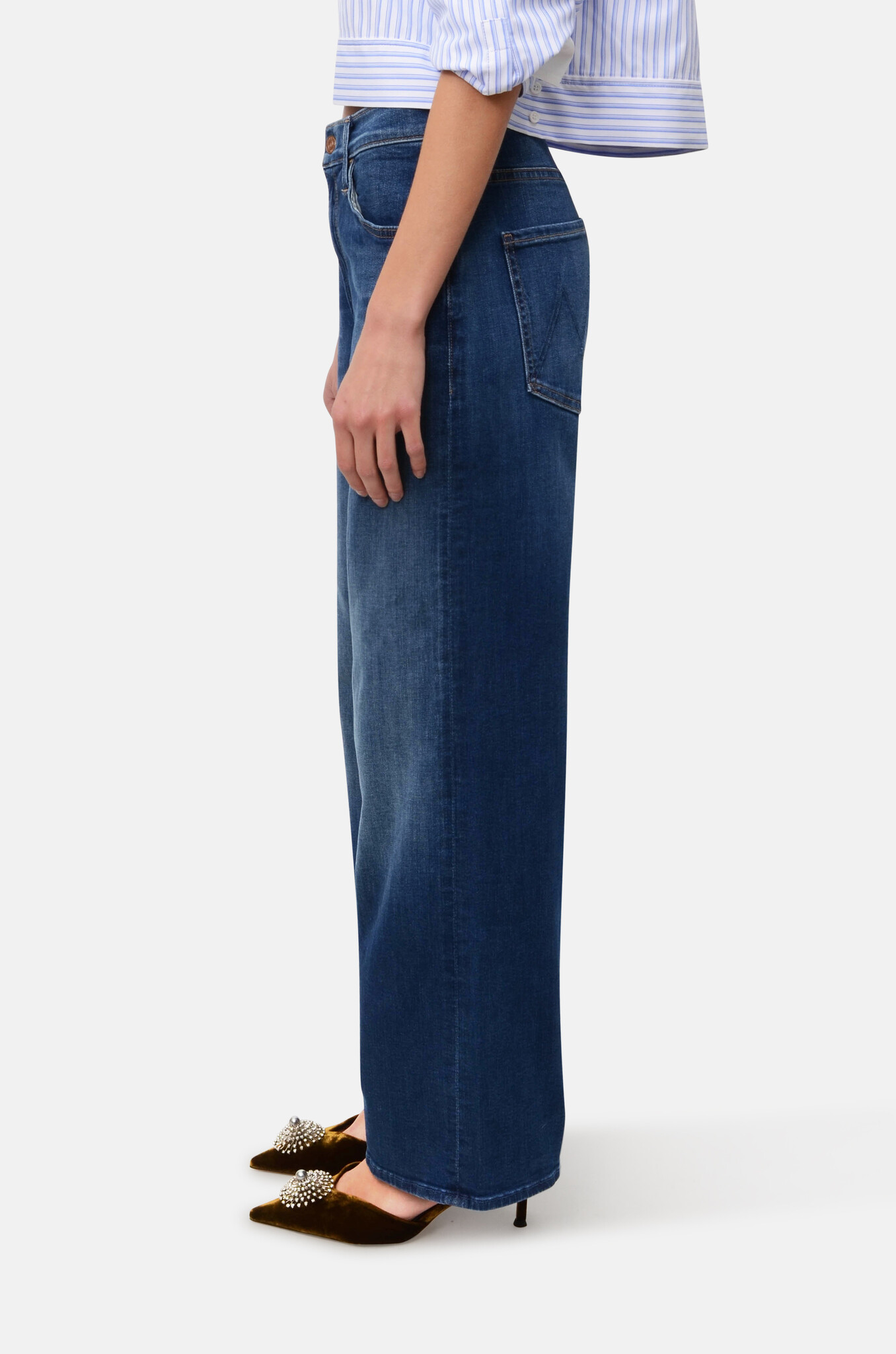 MOTHER DENIM - The Dodger Ankle in On Your Left - Premium MOTHER DENIM - The Dodger Ankle in On Your Left - Premium