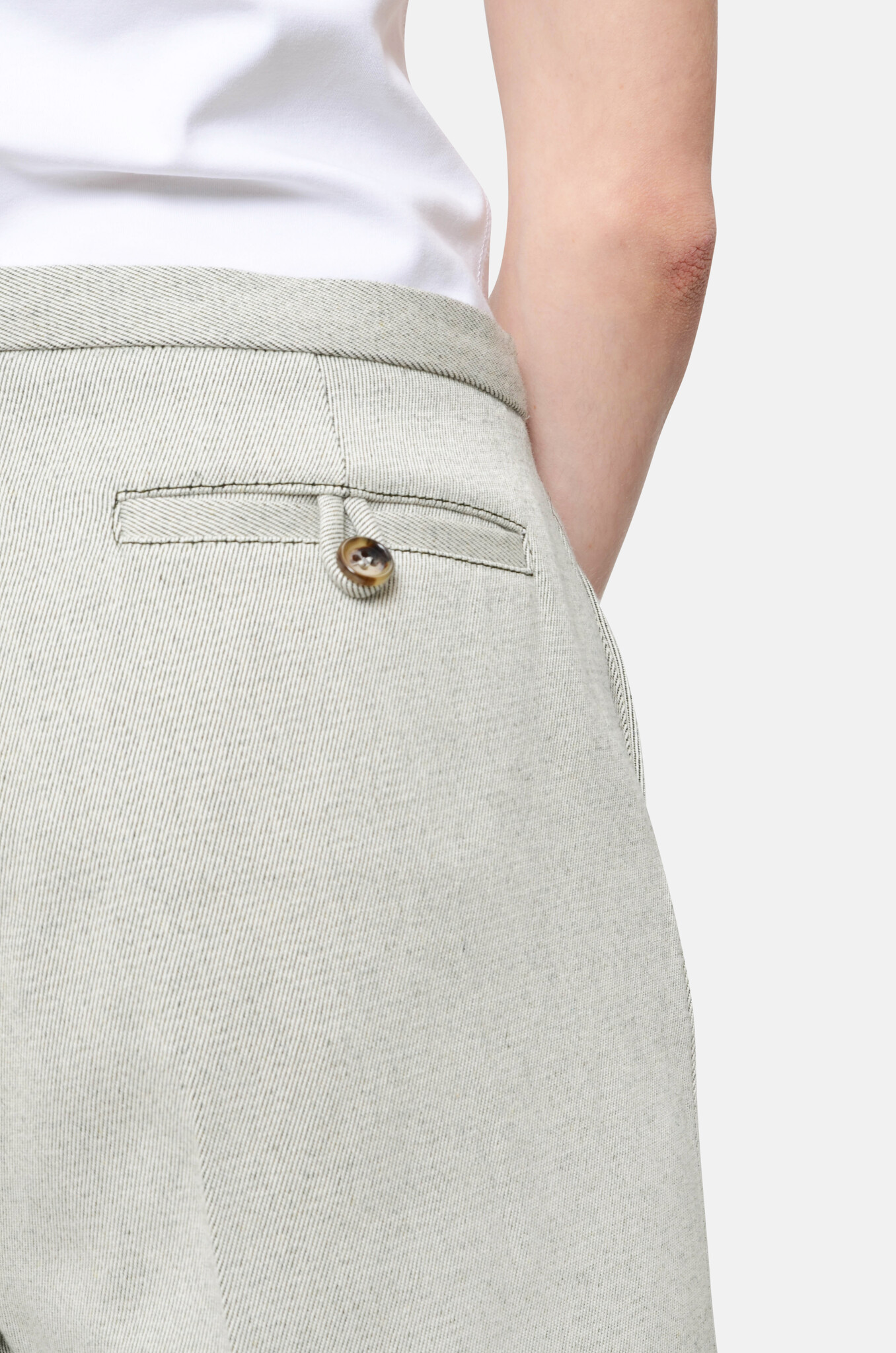 Low Waist Trousers in a Cool Wool Blend-5