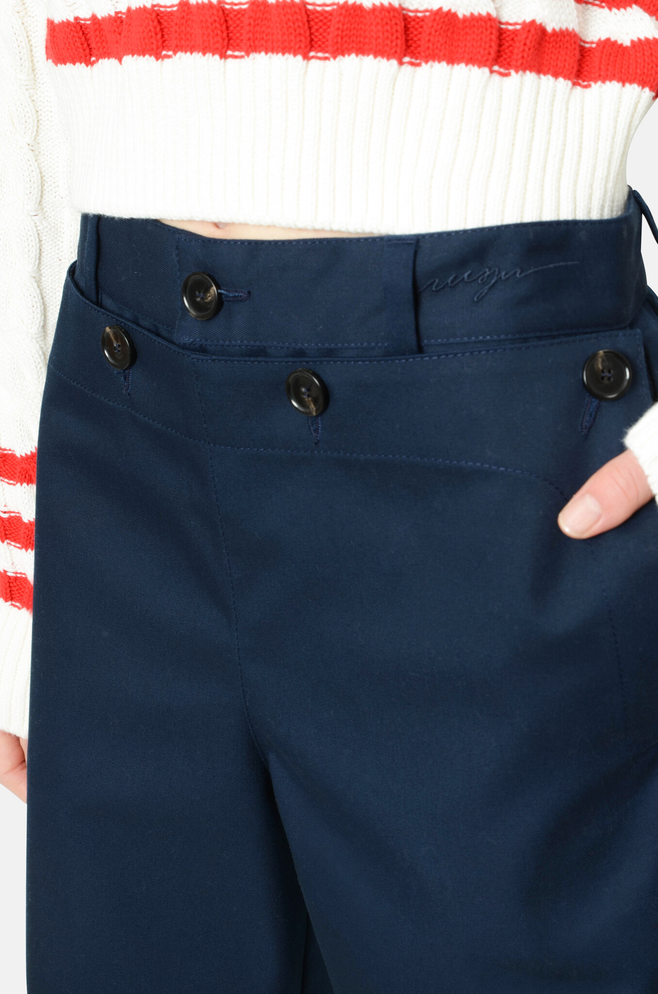 Sailor Pants in Dark Navy-5