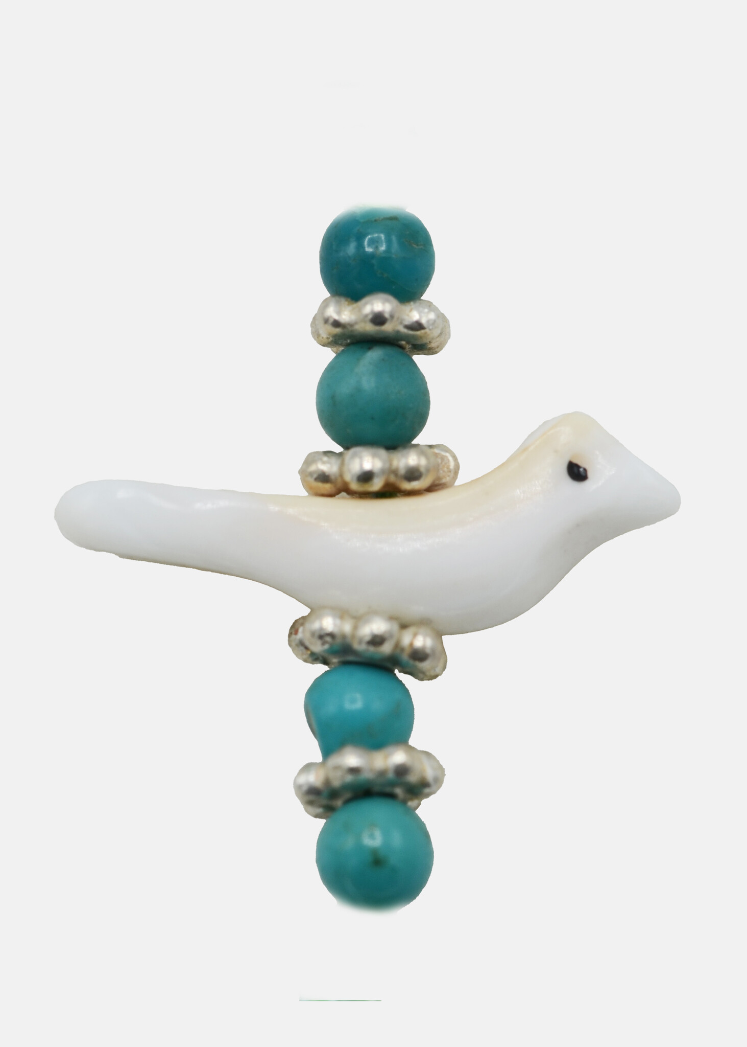 Bird Turquoise Friendship Bracelet on Grey-3