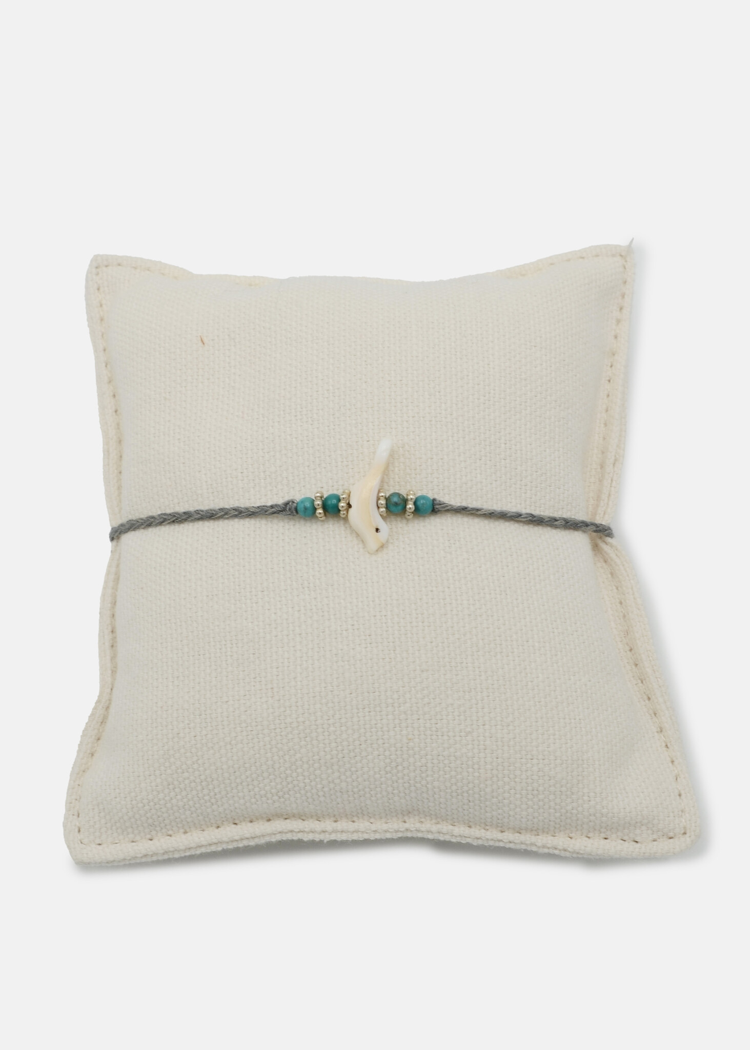 Bird Turquoise Friendship Bracelet on Grey-1