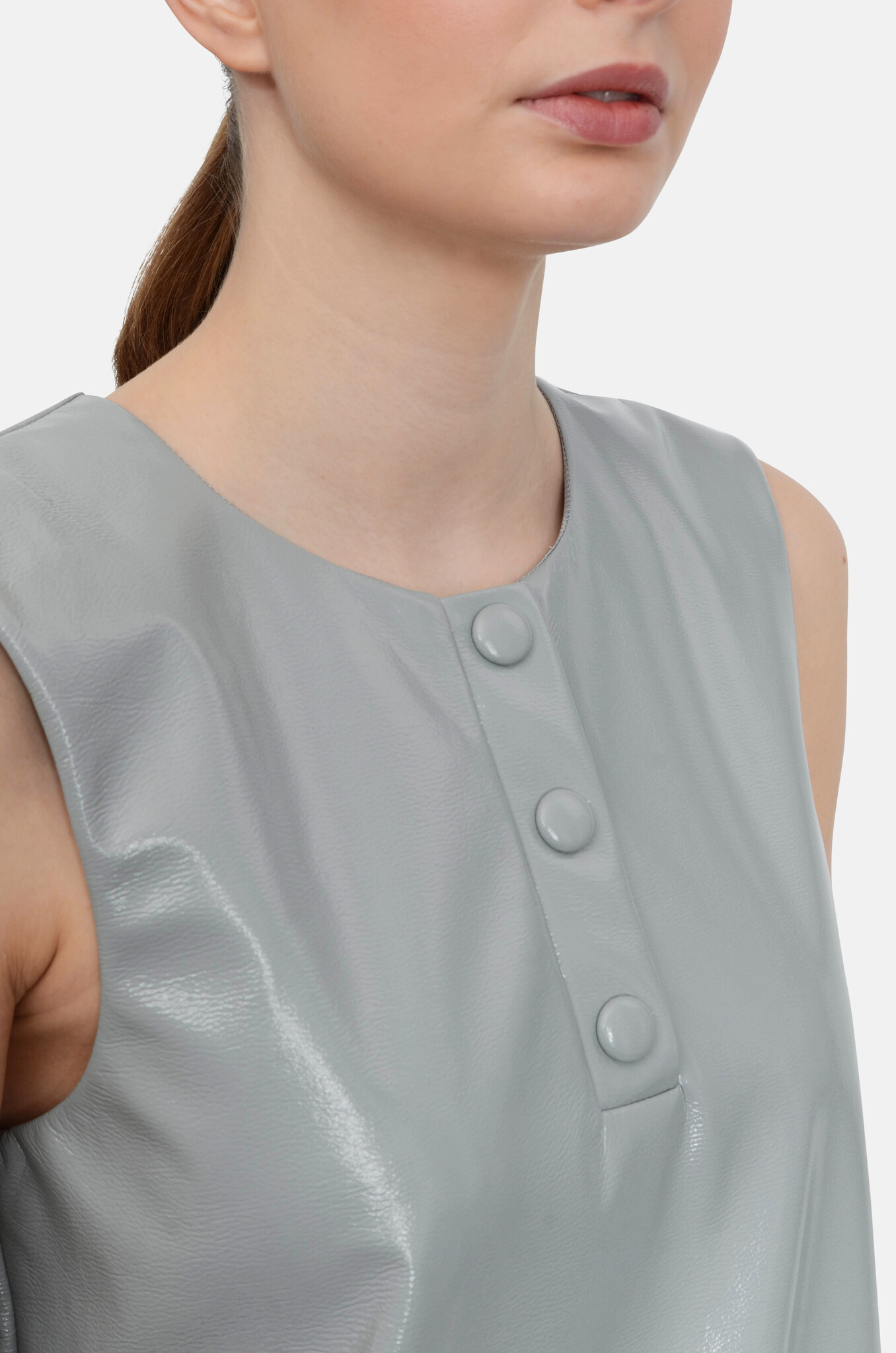 Agneta Dress in Griffin Grey-5