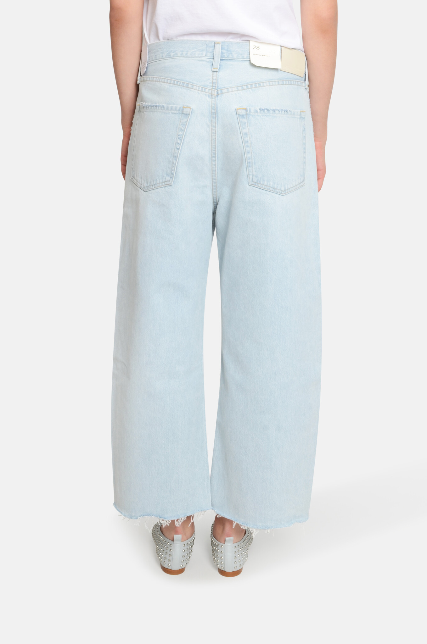 Ayla Raw Hem Crop in Sailor-4