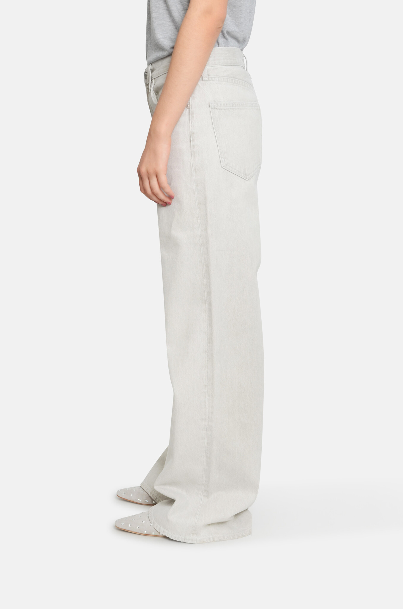 Dame High Rise Wide Leg in Colina-3