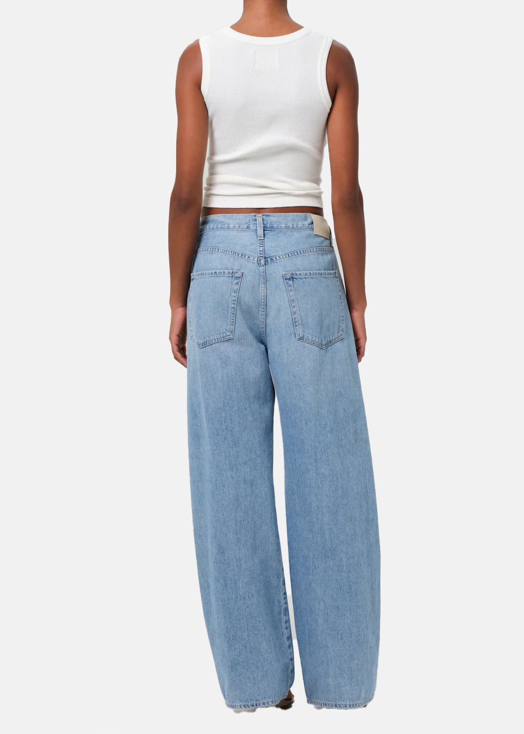Brynn Drawstring Trouser in Blue Lace-3