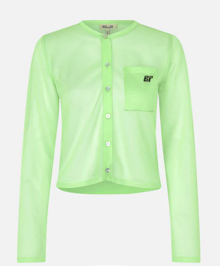 Crisje Cardigan in Lettuce Green-3