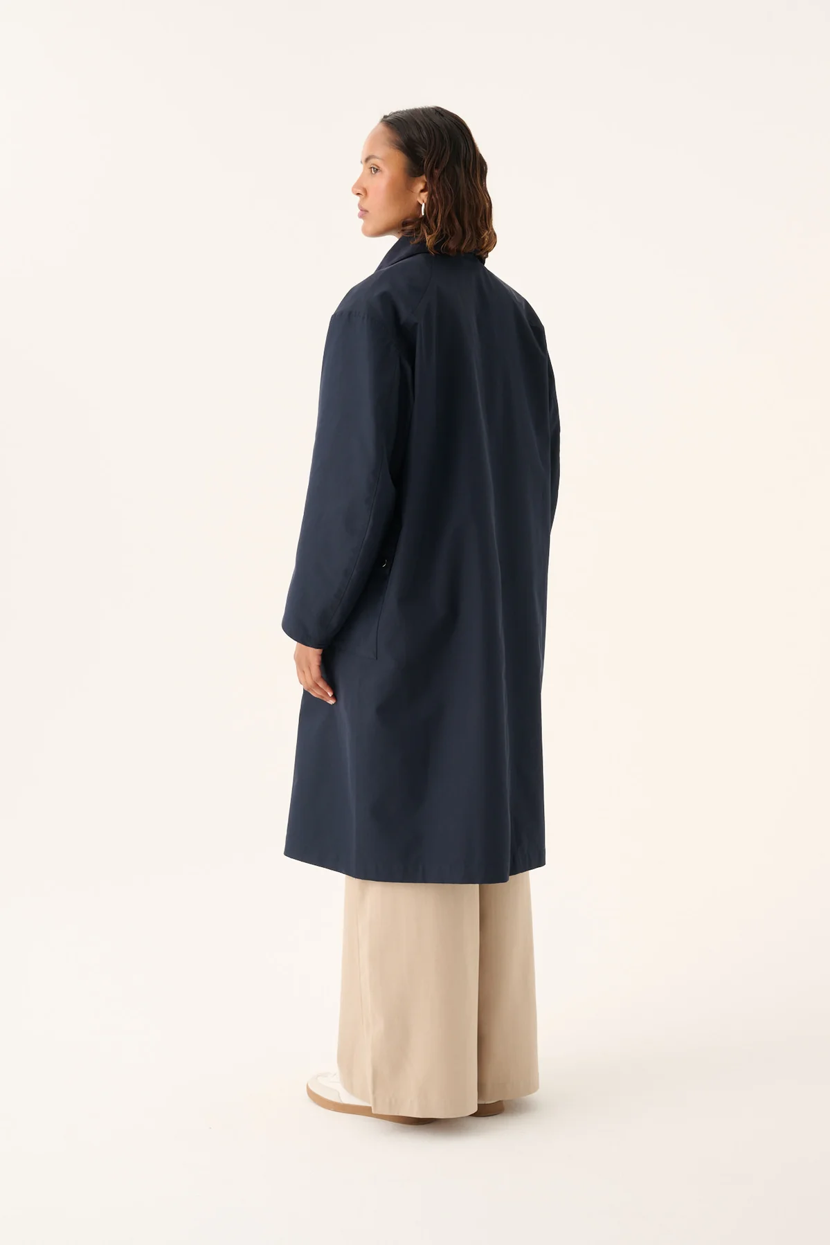 Cimma Heavy Trench in Navy-3