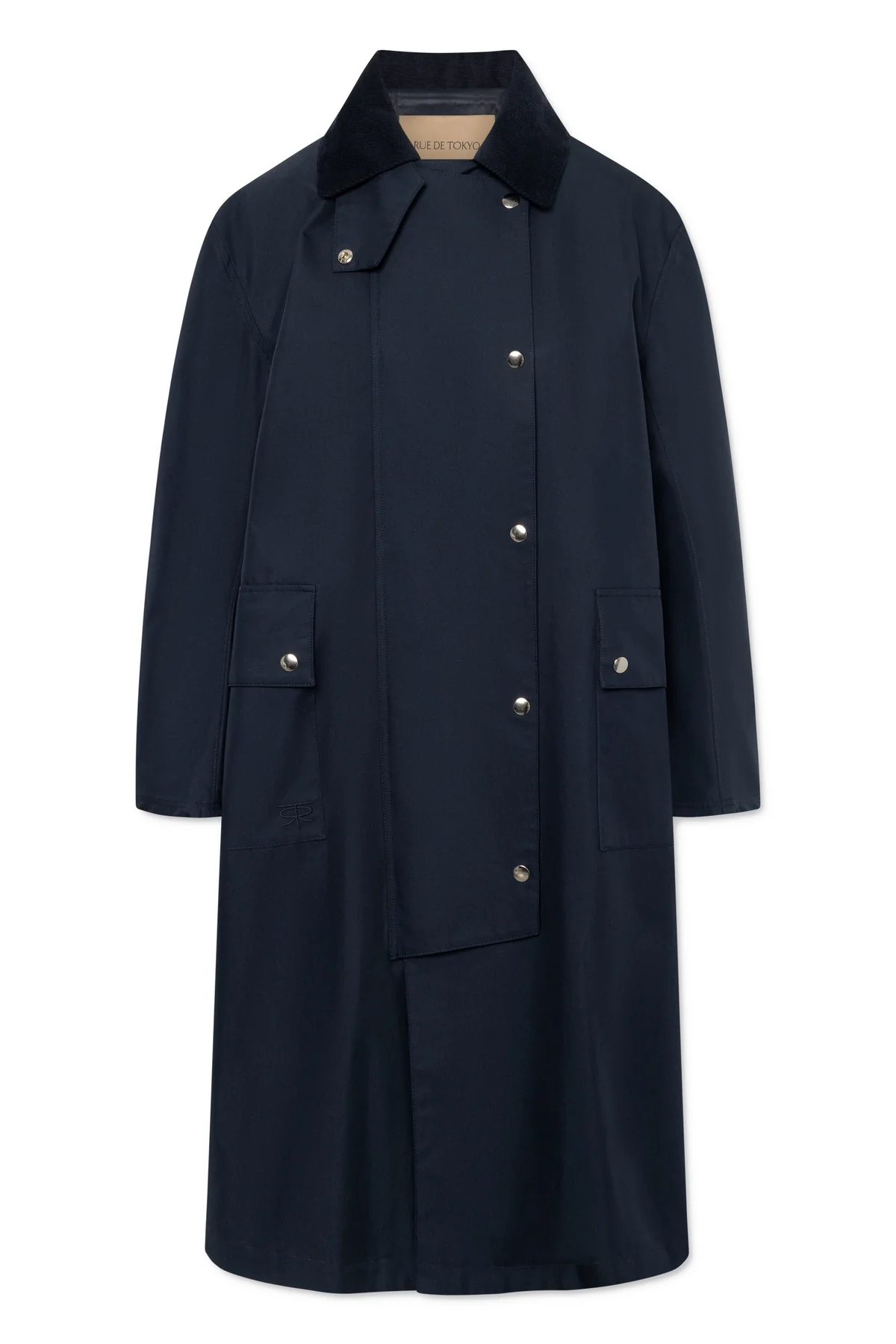 Cimma Heavy Trench in Navy-5