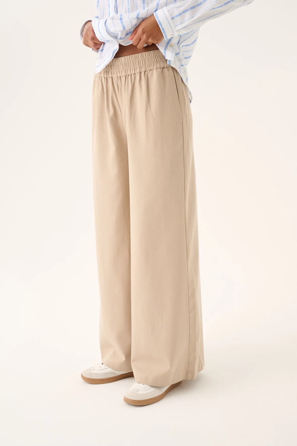 Pandora Sandwashed Cotton Tencel in Sand-2