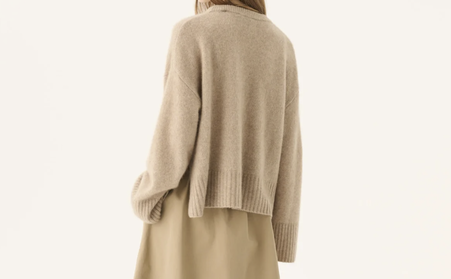Kath Cashmere Silk Knit in Nougat-3