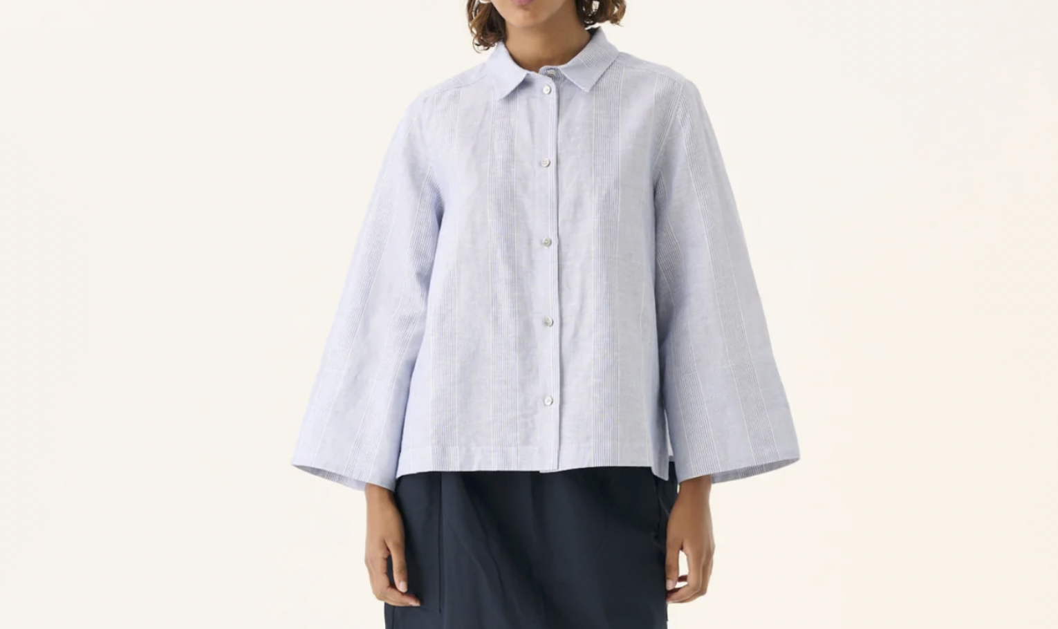 Shika Light Linen Blue Stripe-1