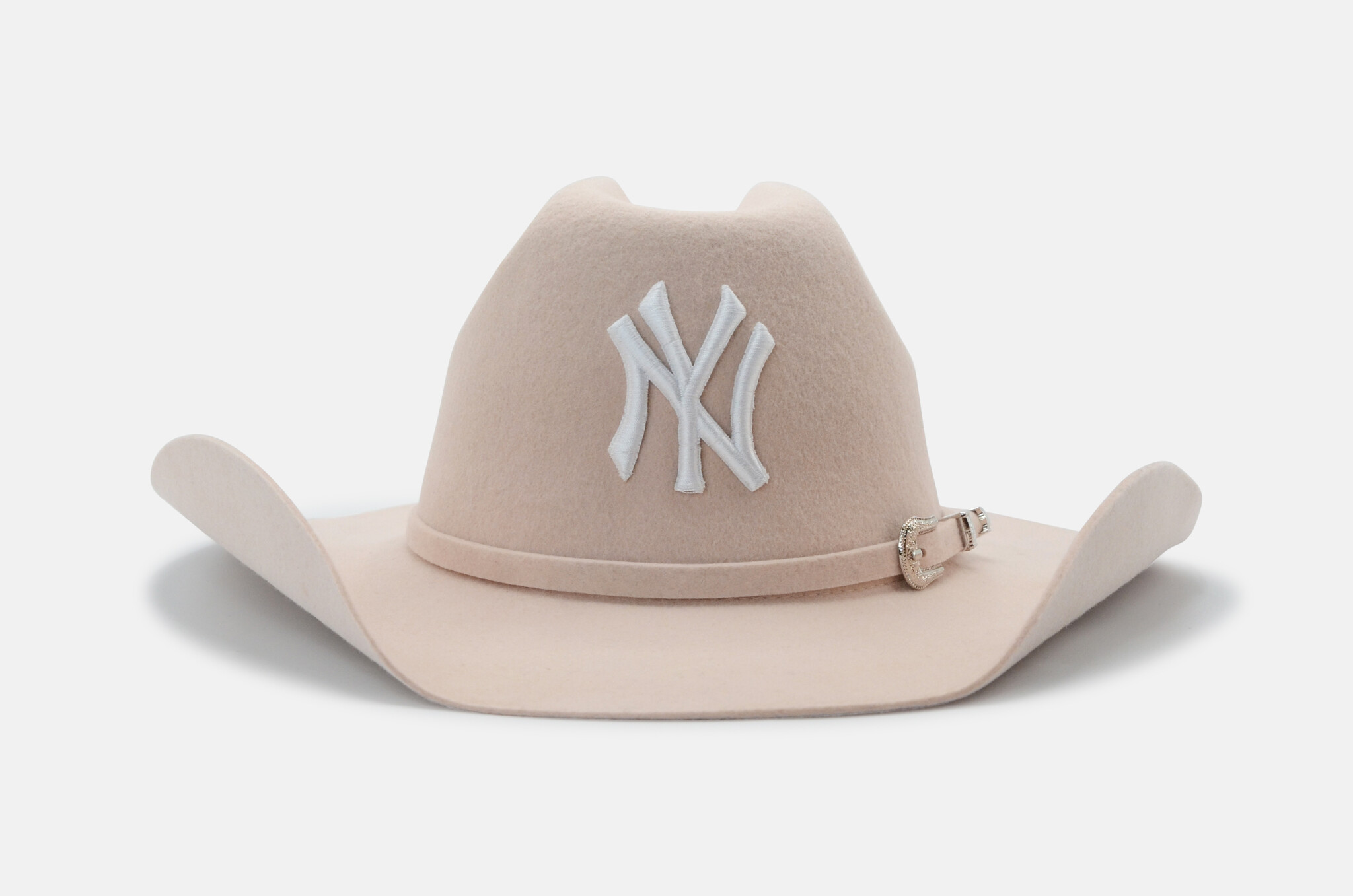 NY Cowboy Hat in Beige-1