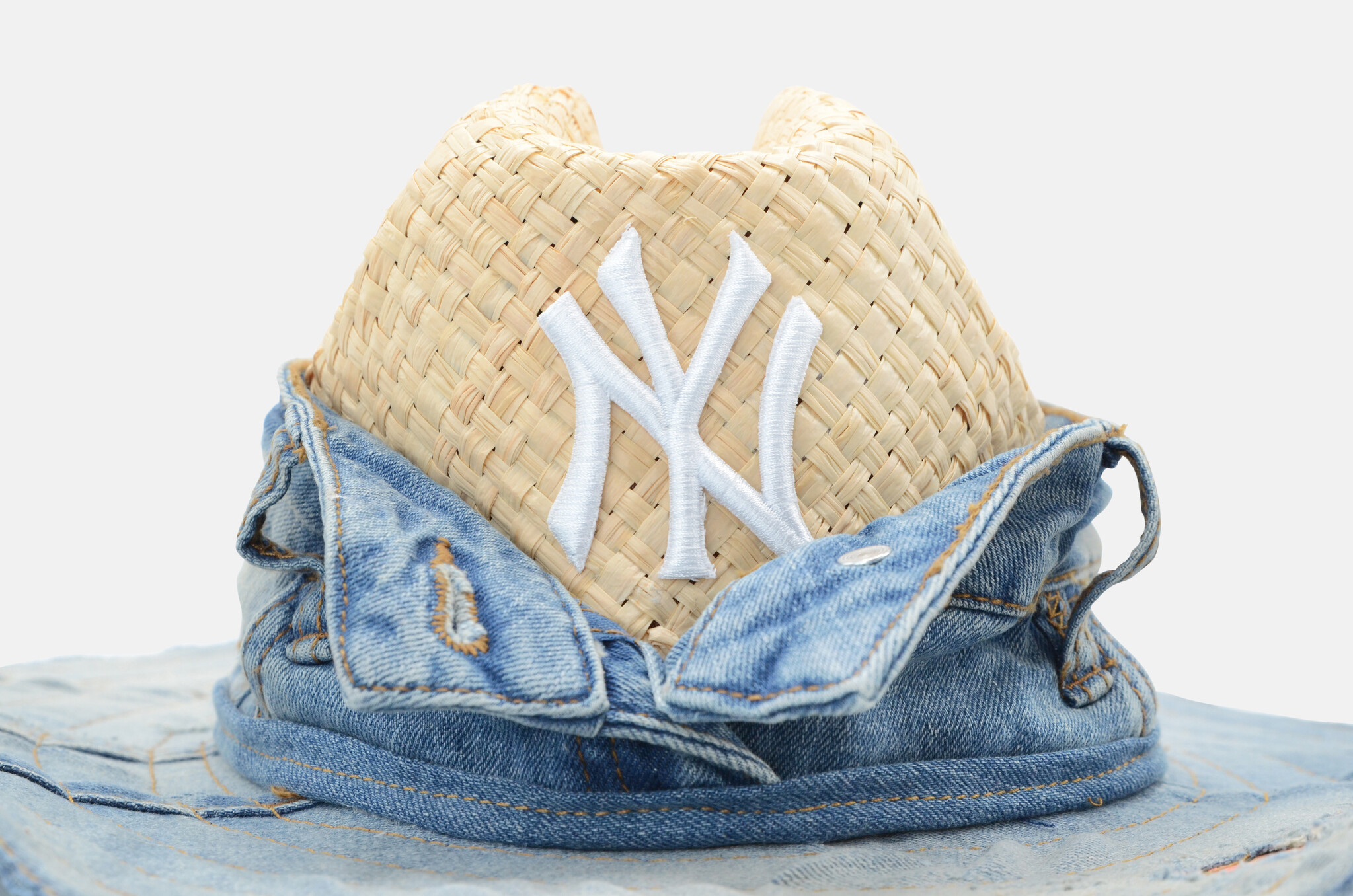 Denim Straw Hat NY-5