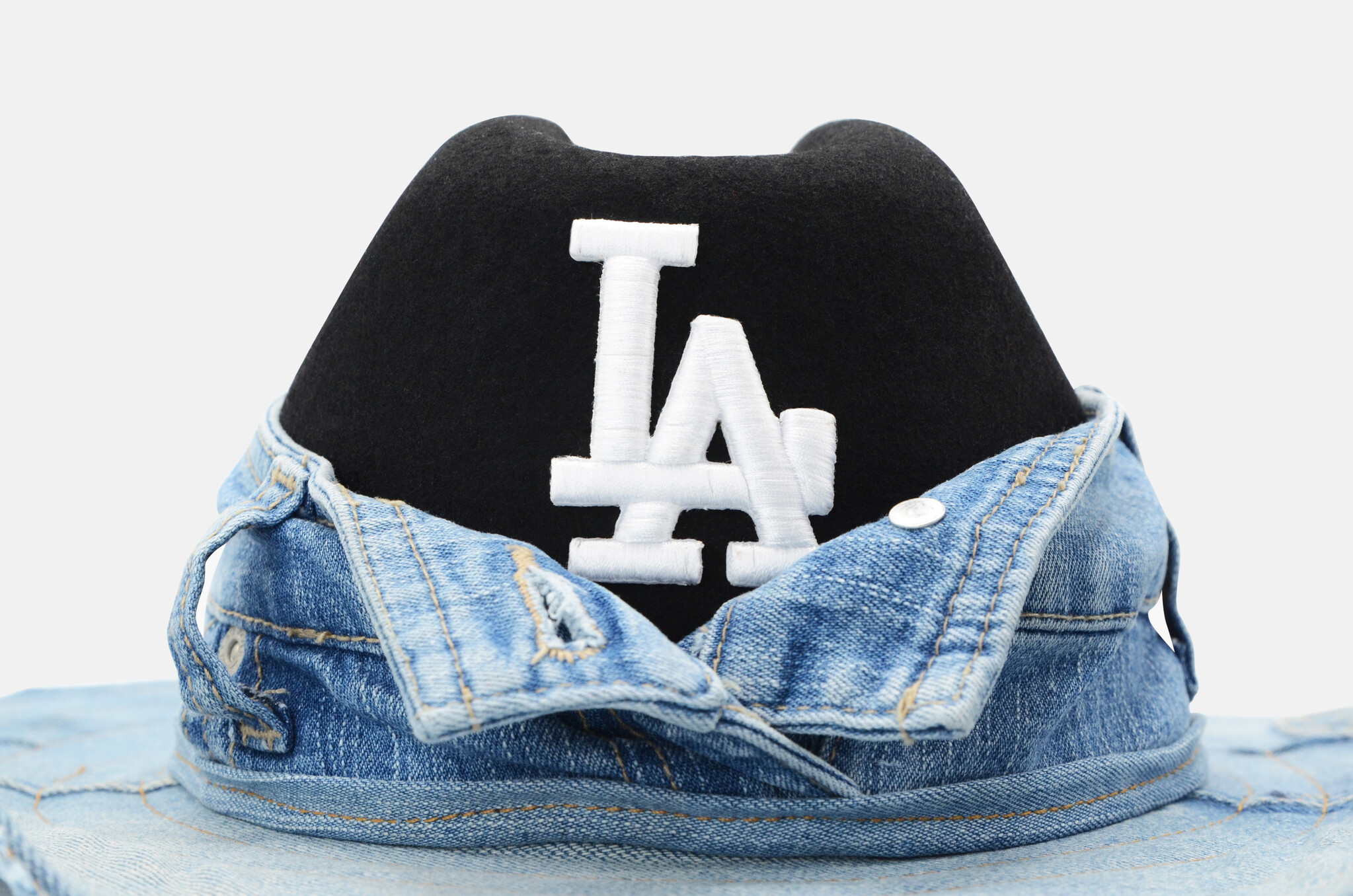 Denim Black Hat LA-5