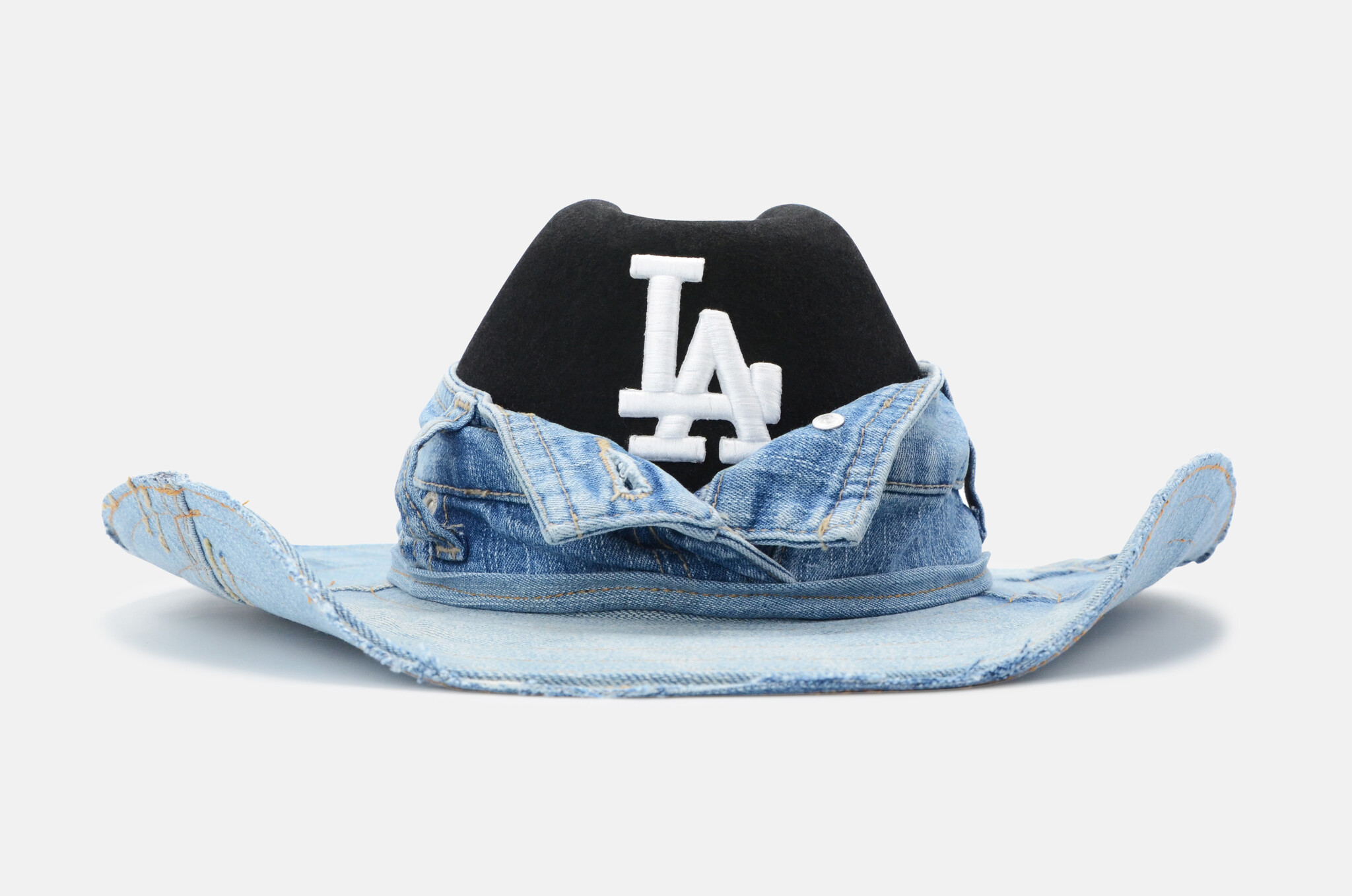 Denim Black Hat LA-1