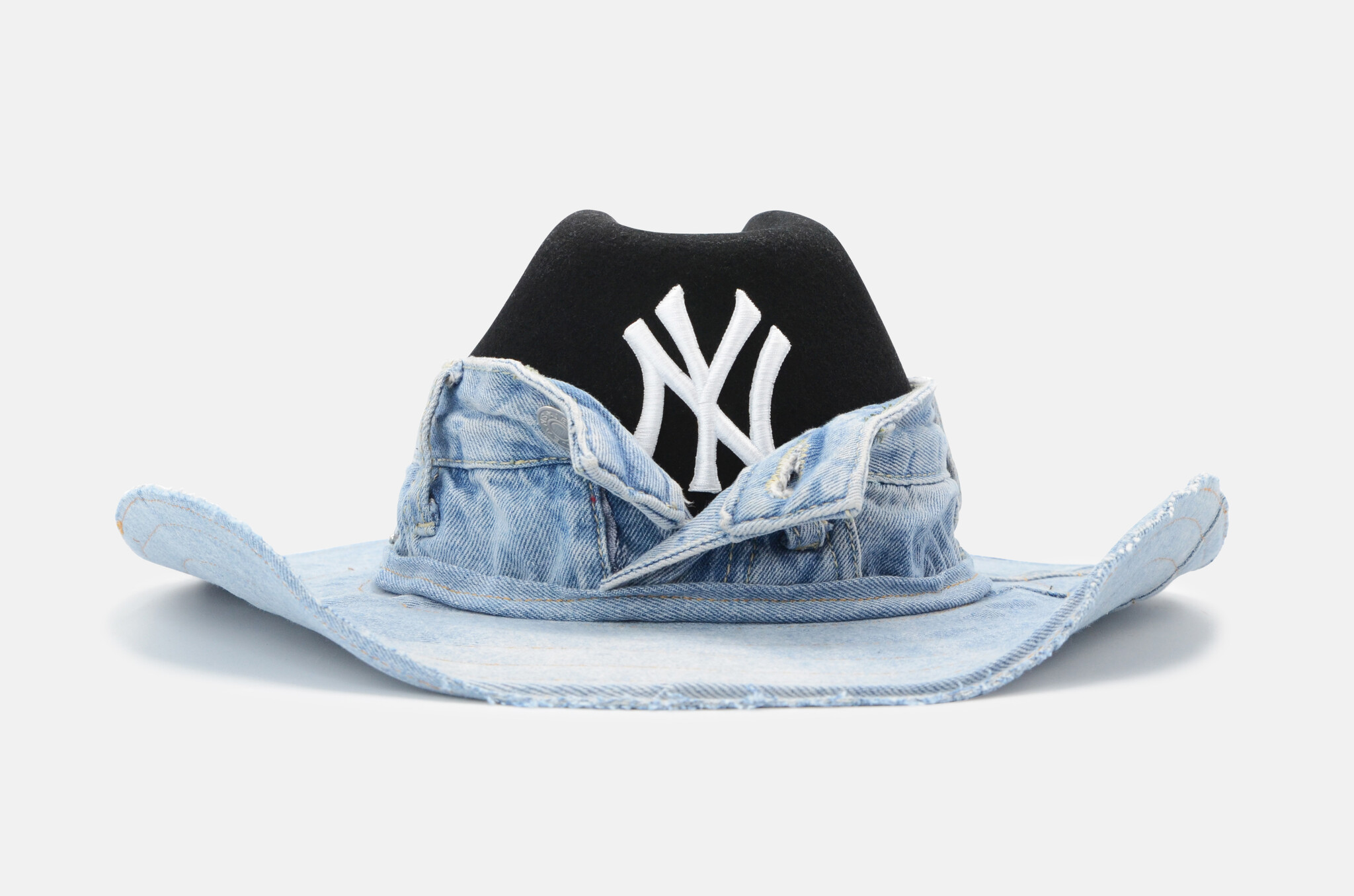 Denim Black Hat NY-1