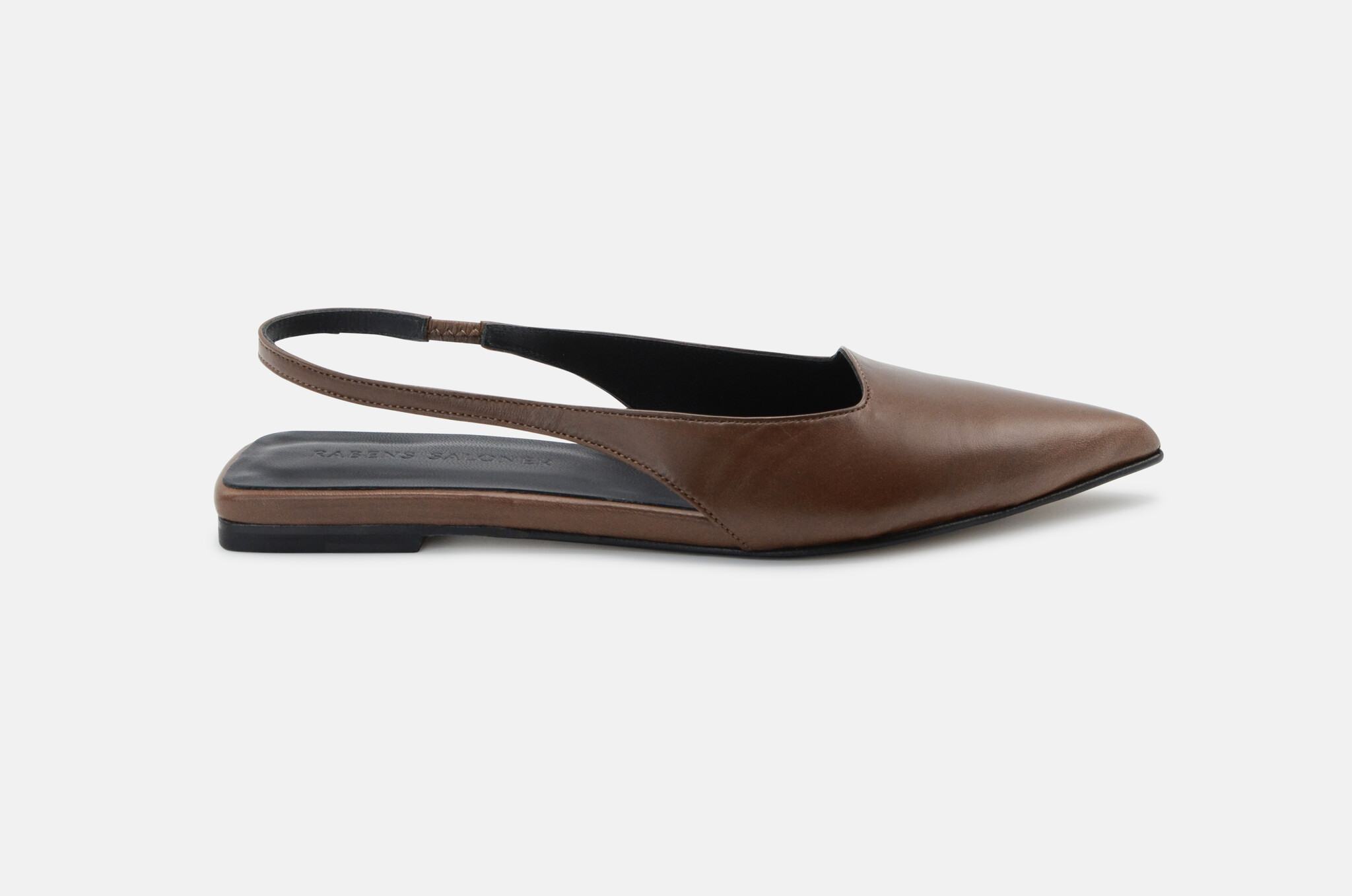 Acacie Slingback in Dark Brown-1