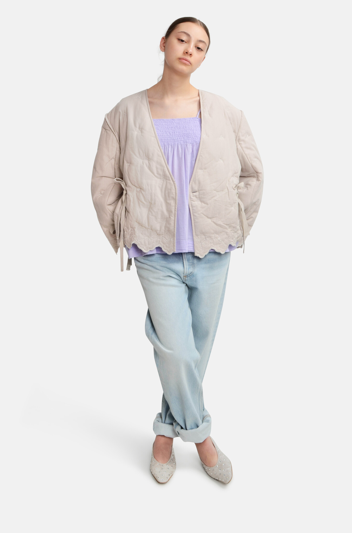 Dot Top in Violet-2