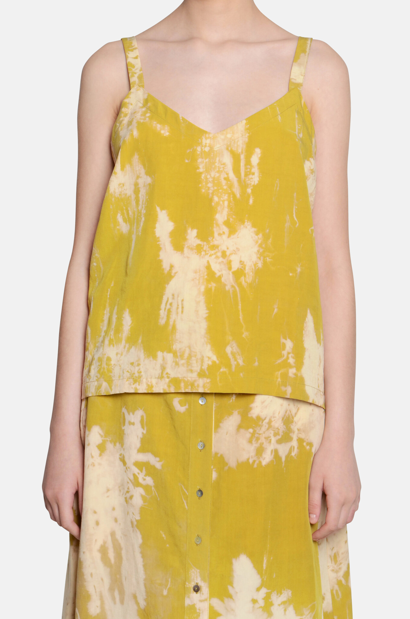 Maisa Camisole Top in Golden Mustard-1
