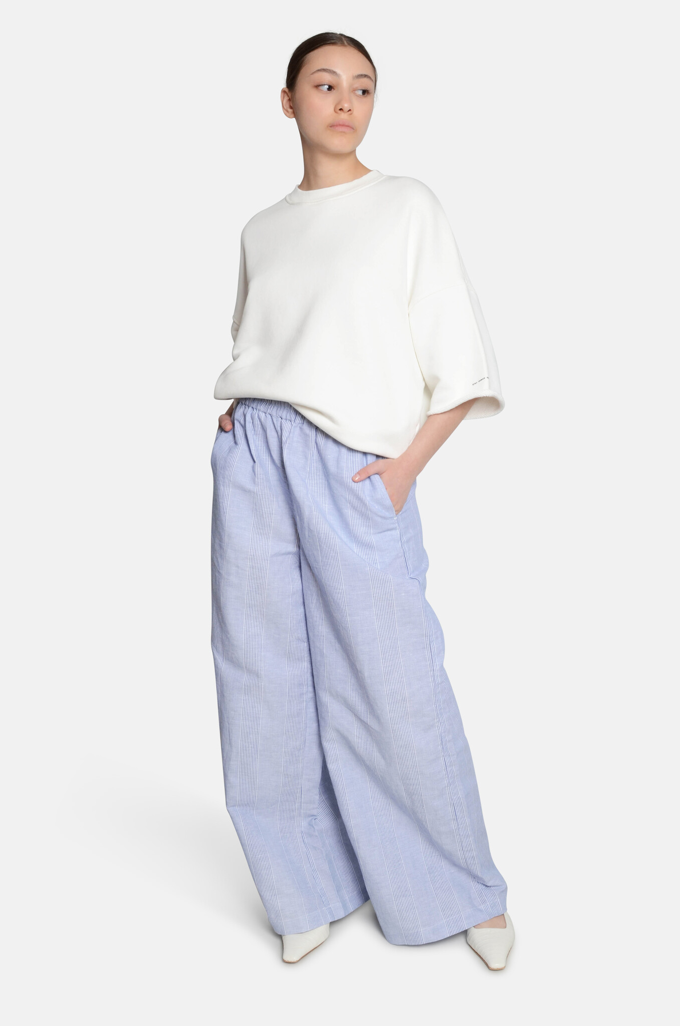 Pandora Light Linen Blue Stripe-2