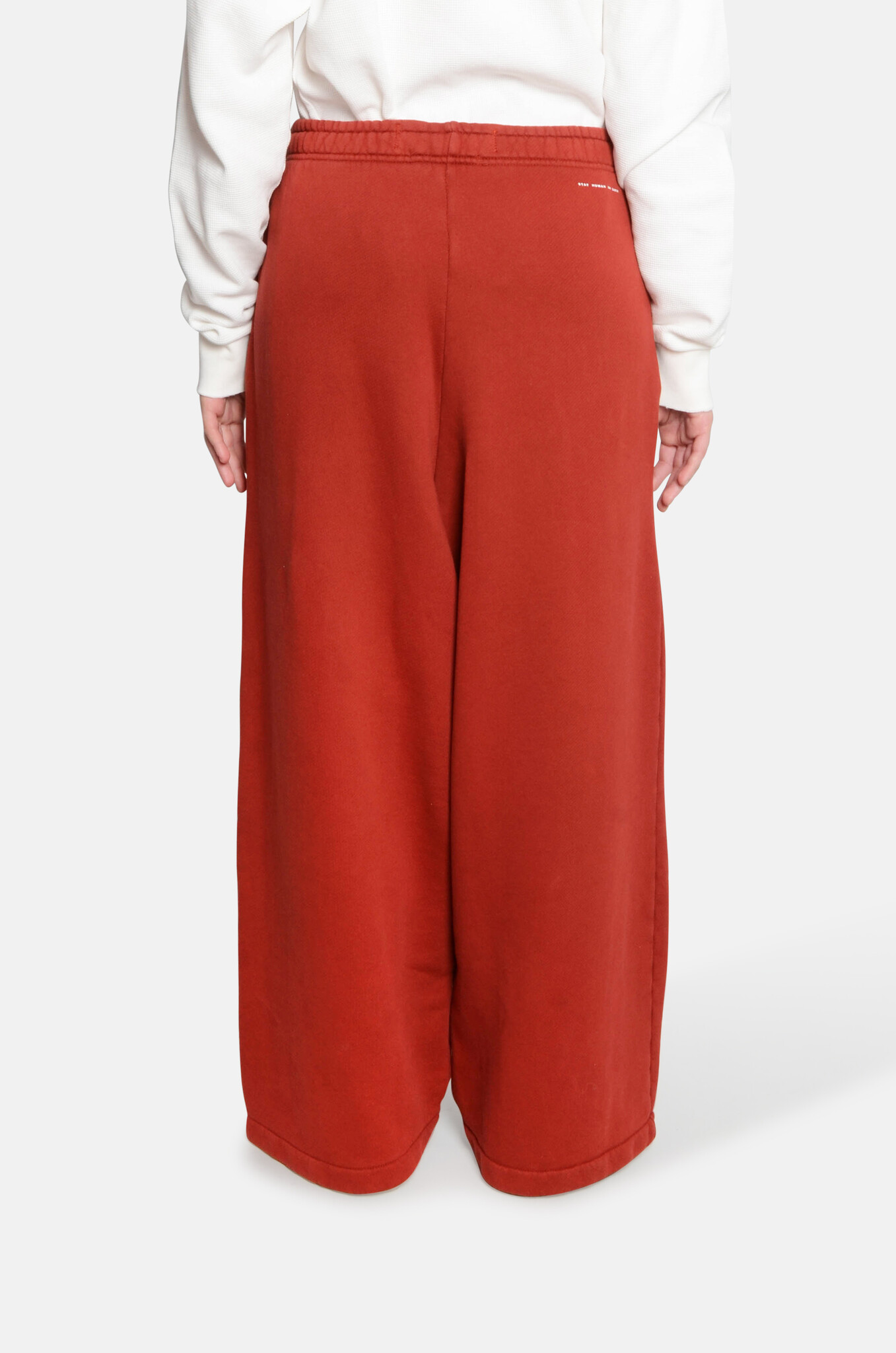 Wide Fit Sweatpants in Chili-4