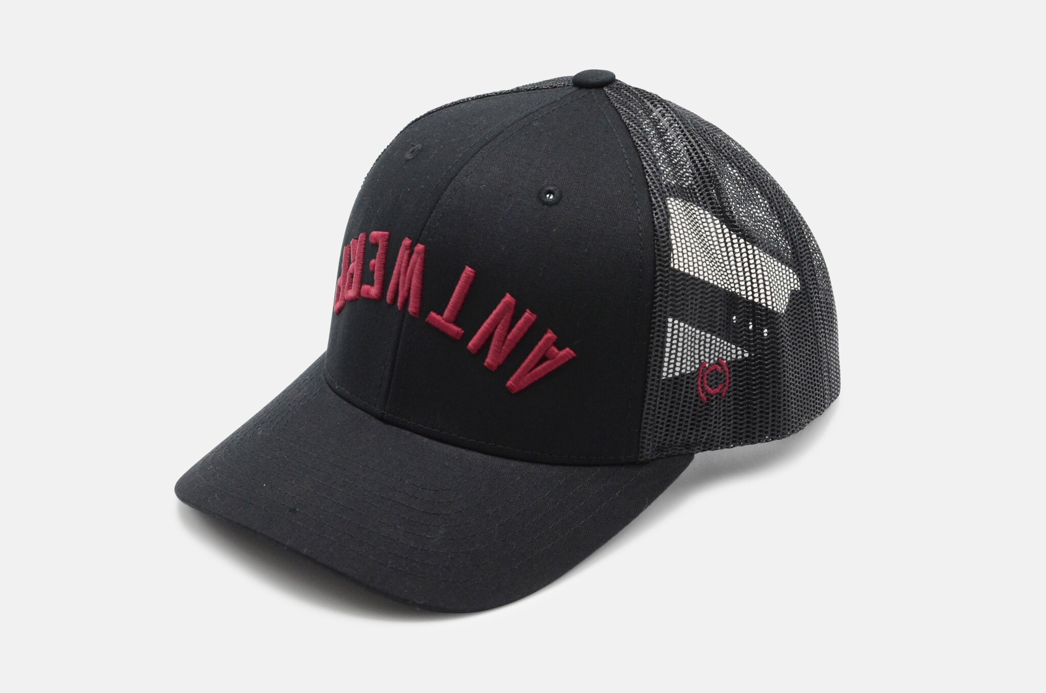 The Upside Down Trucker Hat in Black-2