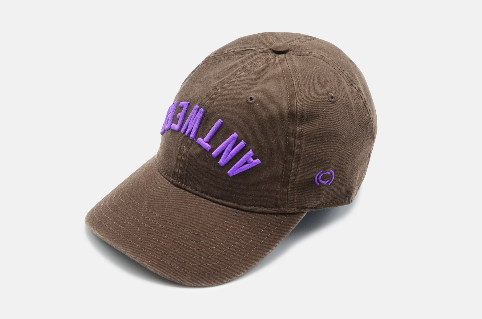 The Upside Down Dad Hat in Brown-2