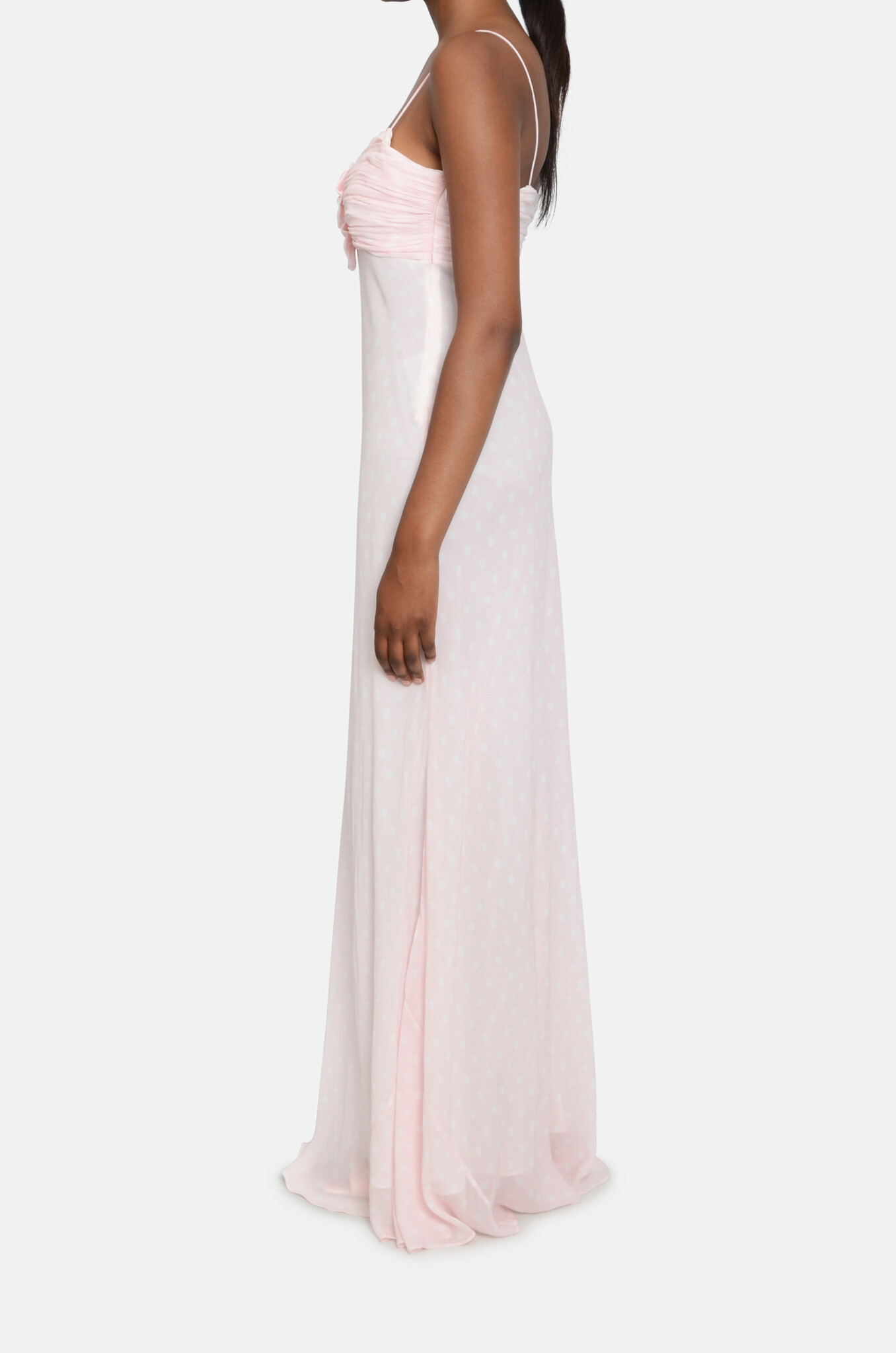 Bellby Polkadot Bow Gown-3