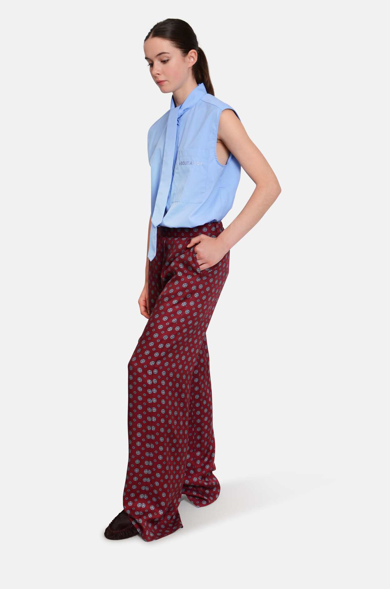 Camilla Shirt in Cloud-2