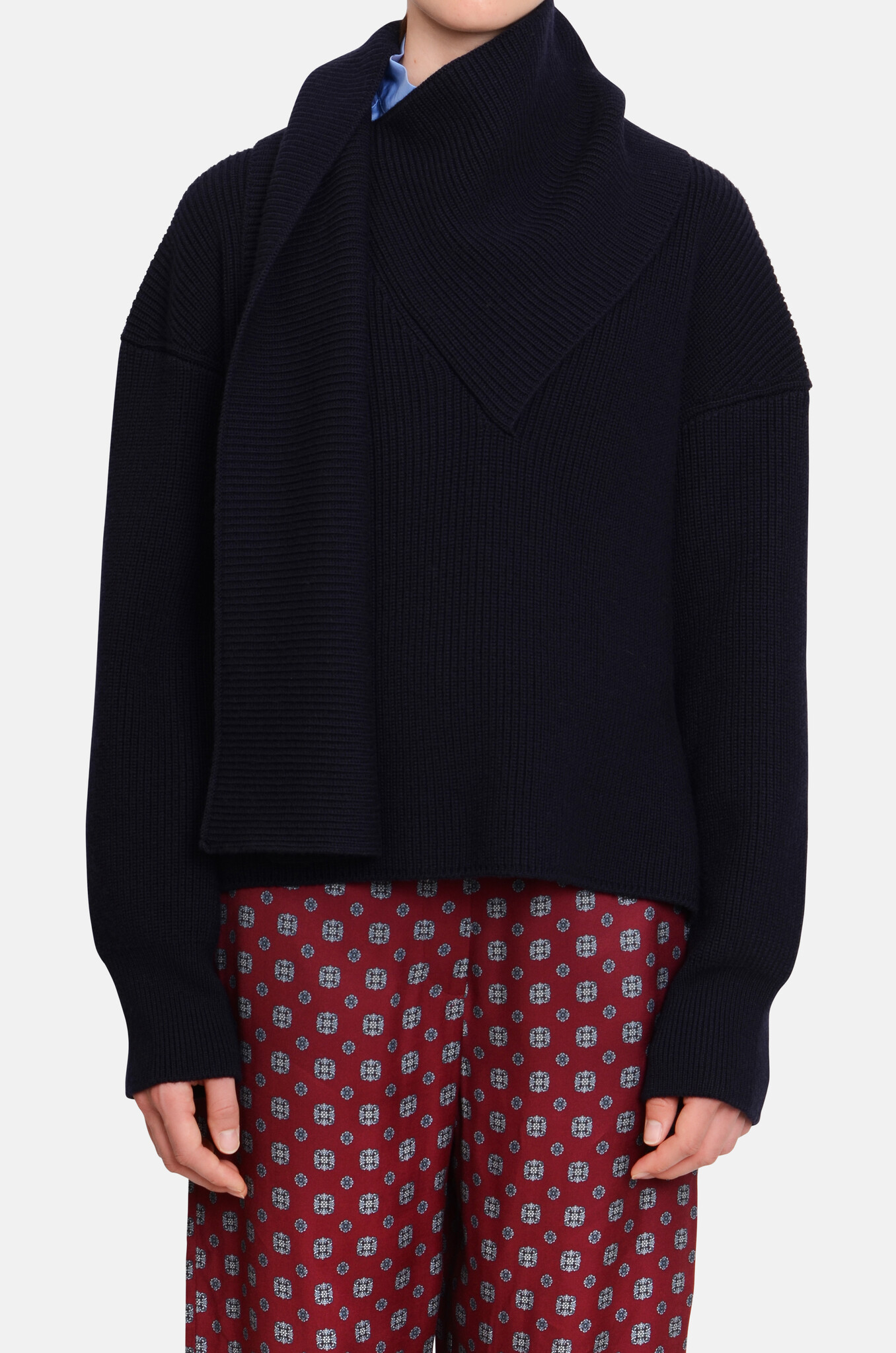 Dafne Sweater in Navy Blue-1