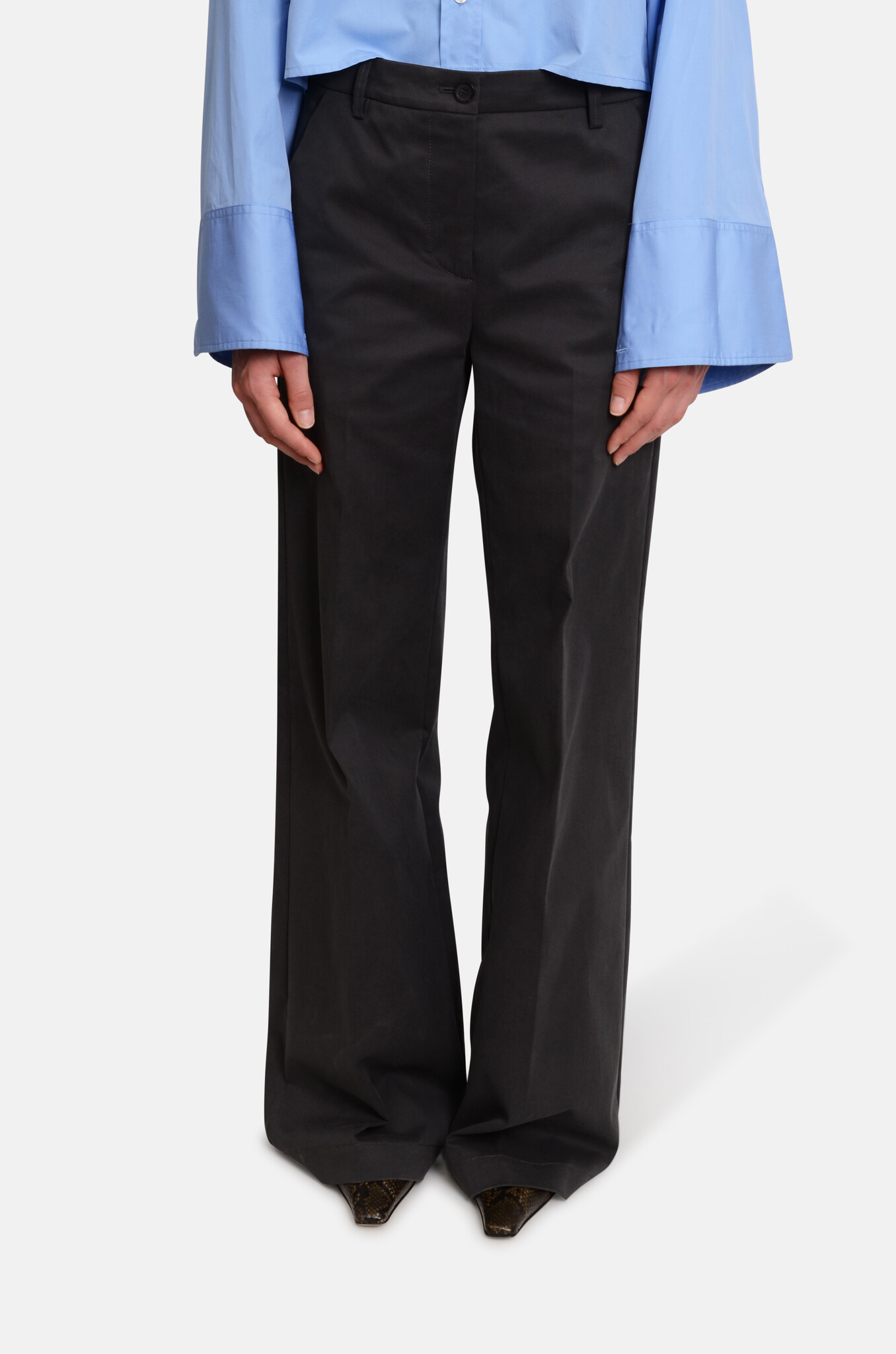 Lily Trousers in Anthracite-1