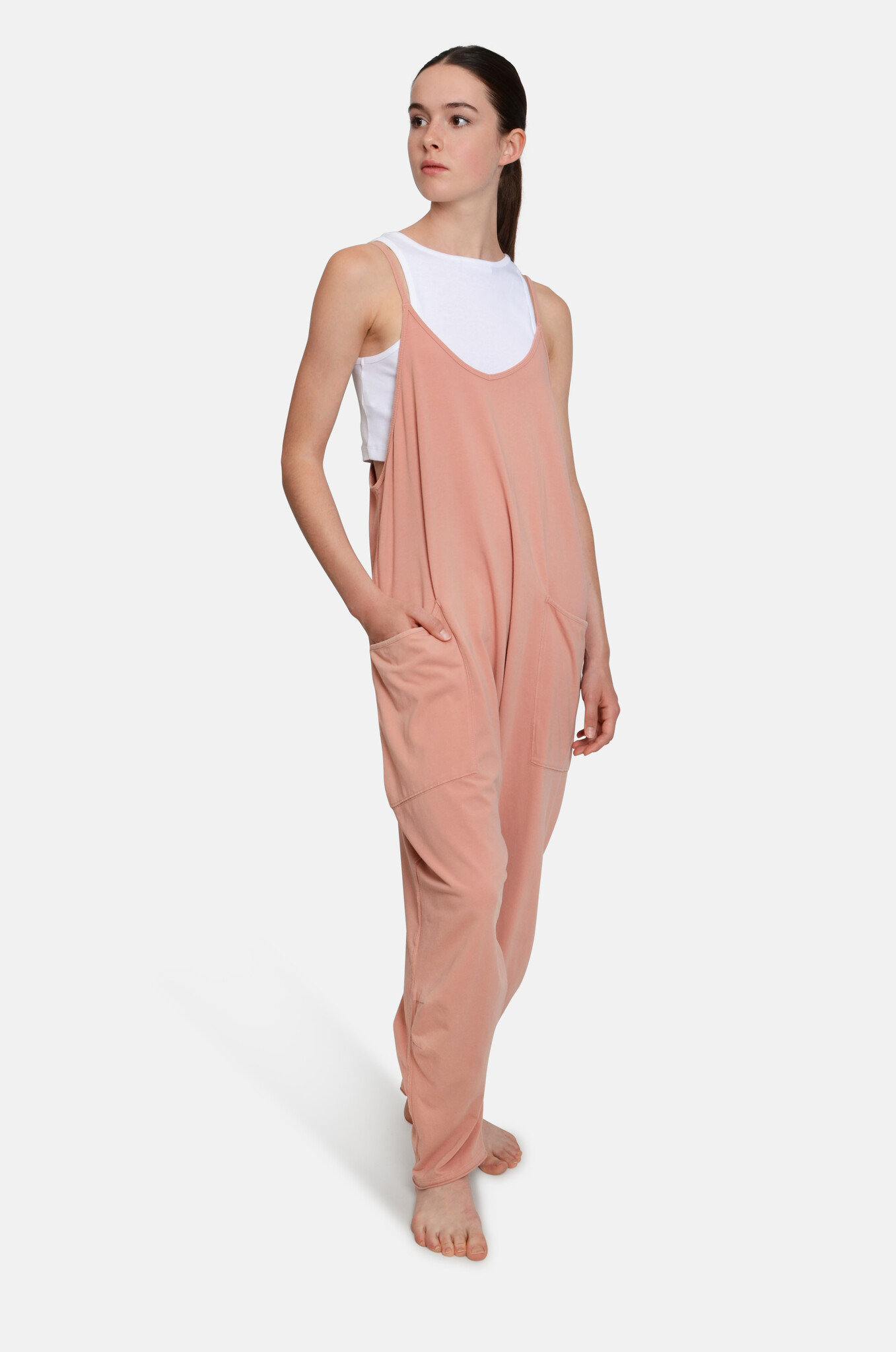 Hot Shot Onesie in Dusty Mauve-2